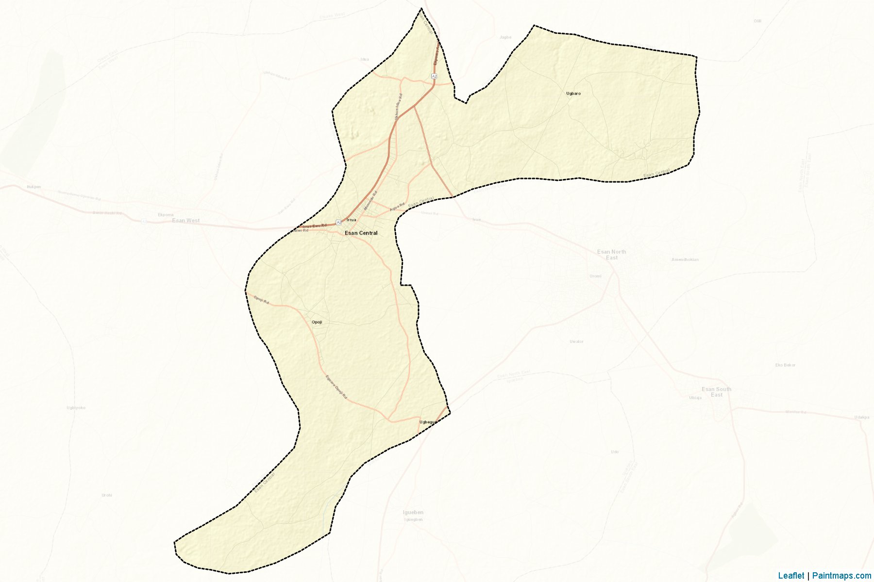 Esan Central (Edo) Map Cropping Samples-2