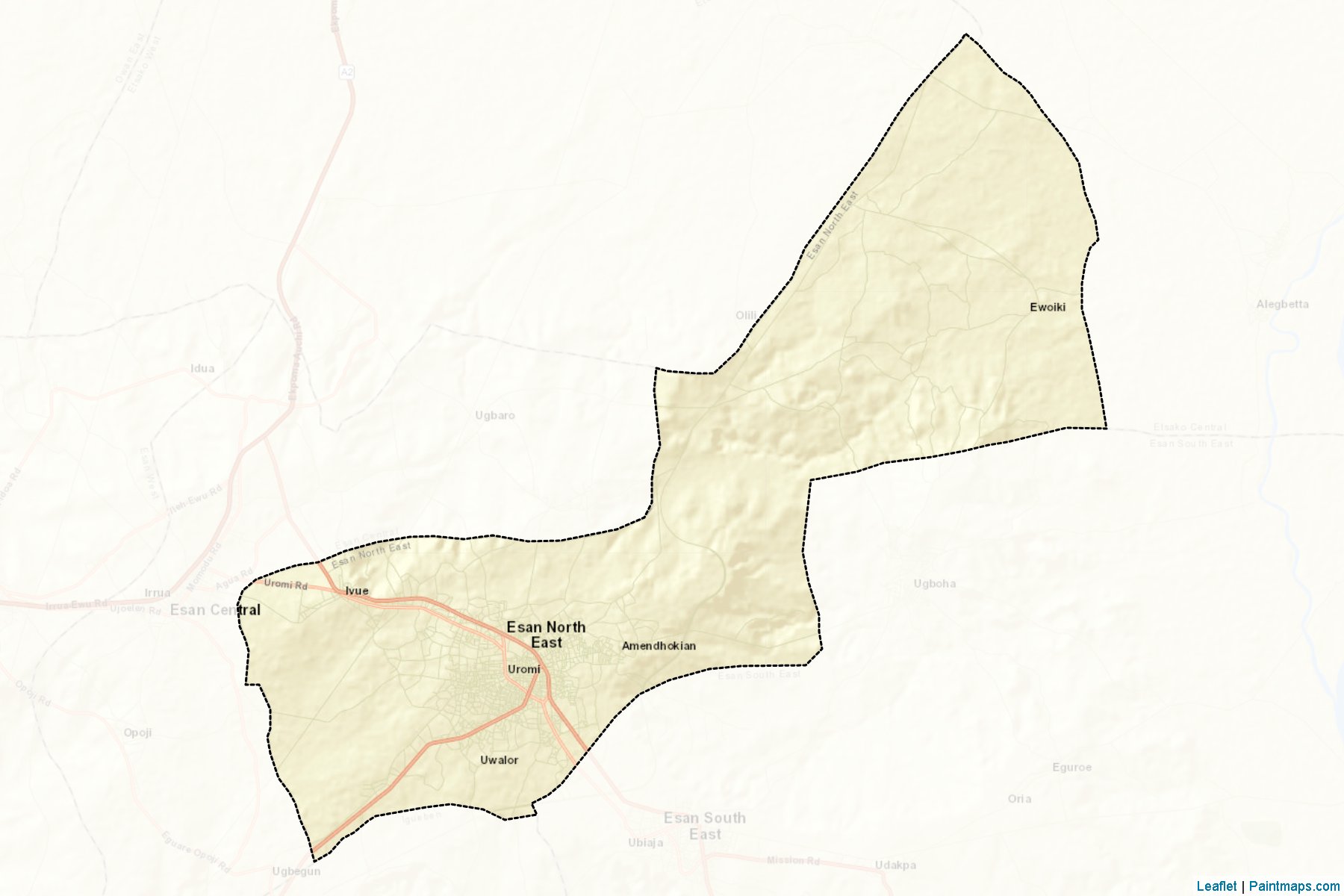 Esan North East (Edo) Map Cropping Samples-2