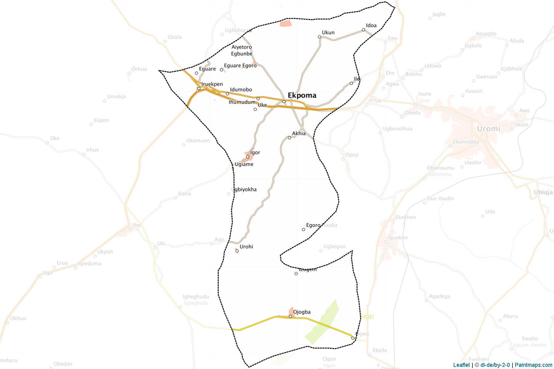 Esan West (Edo) Map Cropping Samples-1