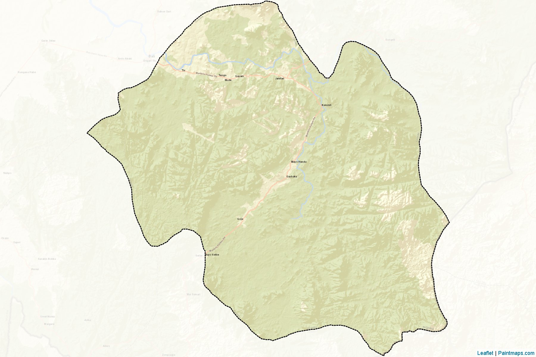 Gashaka (Taraba) Map Cropping Samples-2