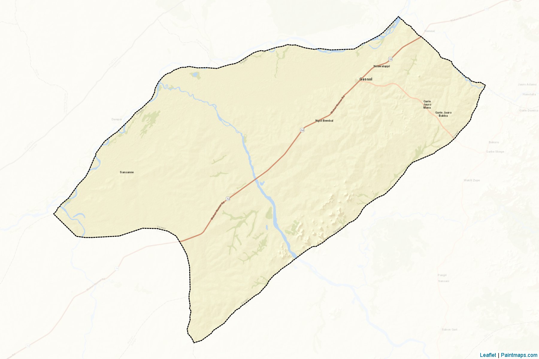 Gassol (Taraba) Map Cropping Samples-2