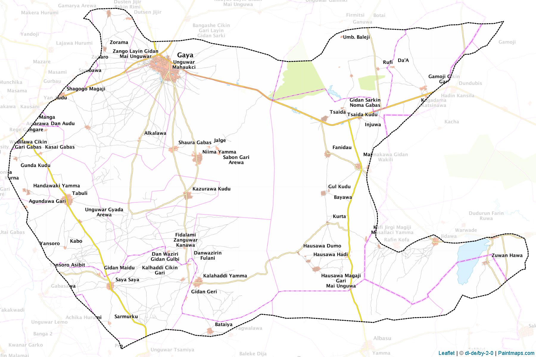 Gaya (Kano) Map Cropping Samples-1