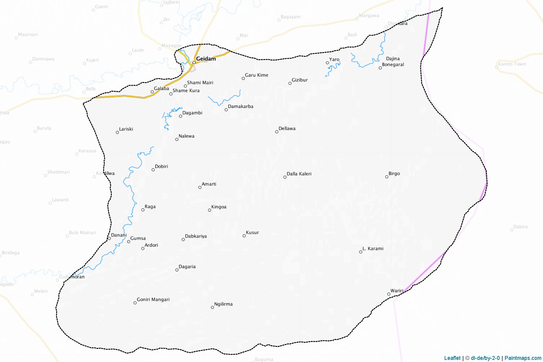 Muestras de recorte de mapas Geidam (Yobe)-1