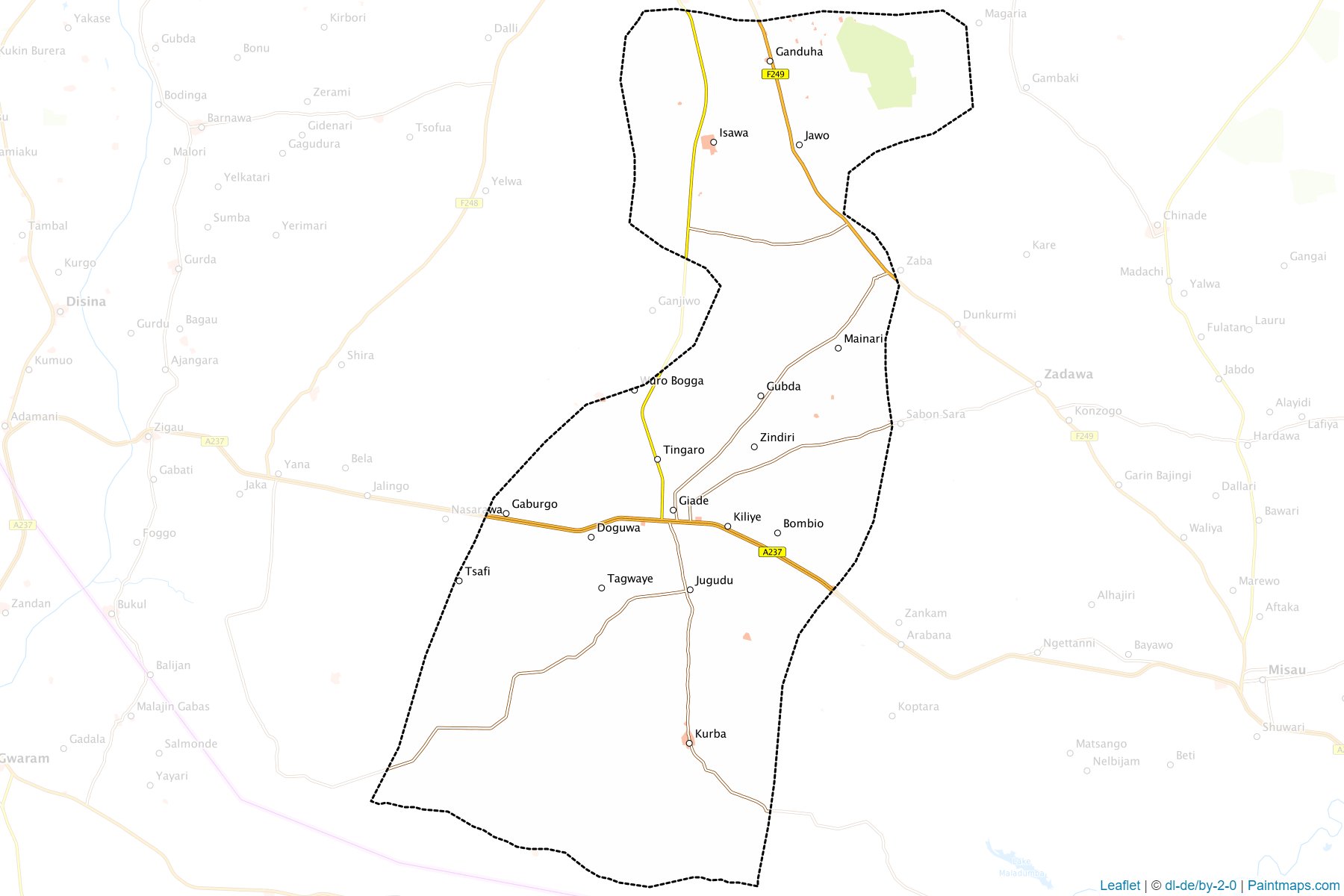 Giade (Bauchi) Map Cropping Samples-1