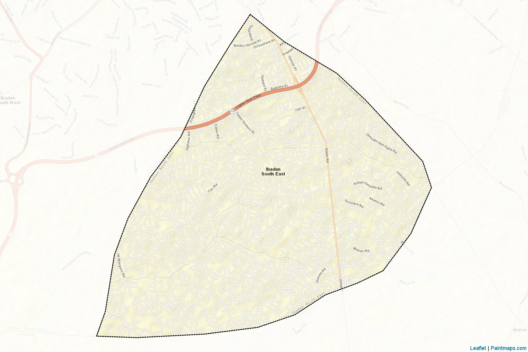 Ibadan South East (Oyo) Map Cropping Samples-2