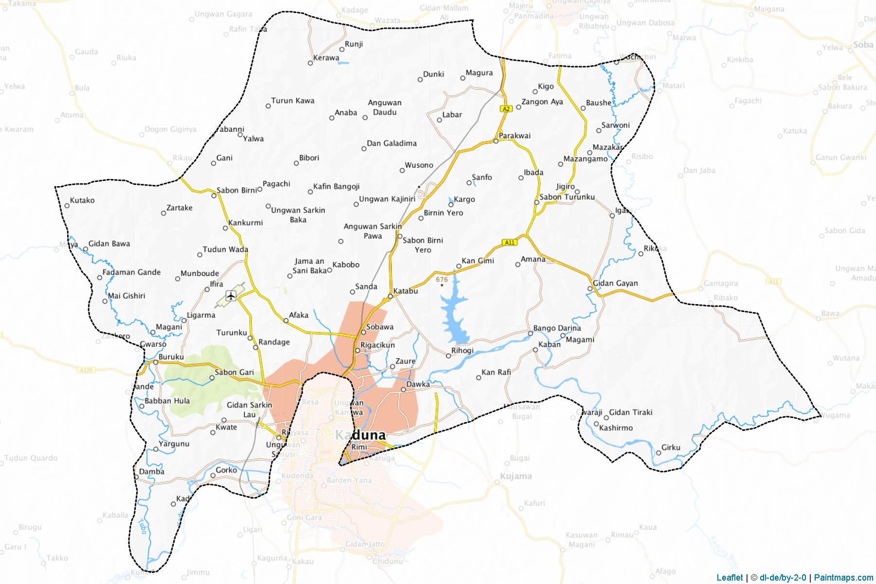 Muestras de recorte de mapas Igabi (Kaduna)-1