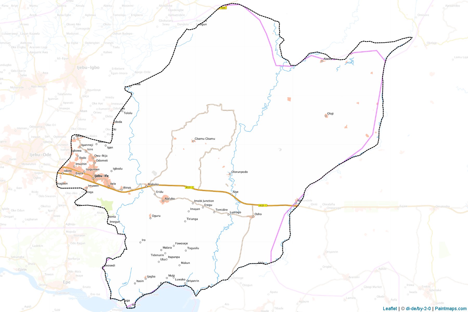 Ijebu East (Ogun) Map Cropping Samples-1