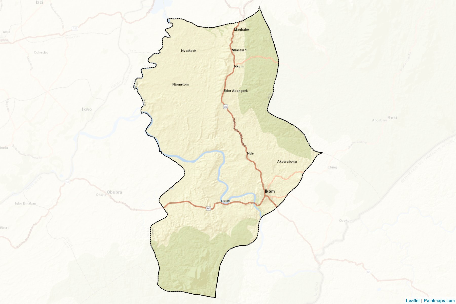 Ikom (Cross River) Map Cropping Samples-2