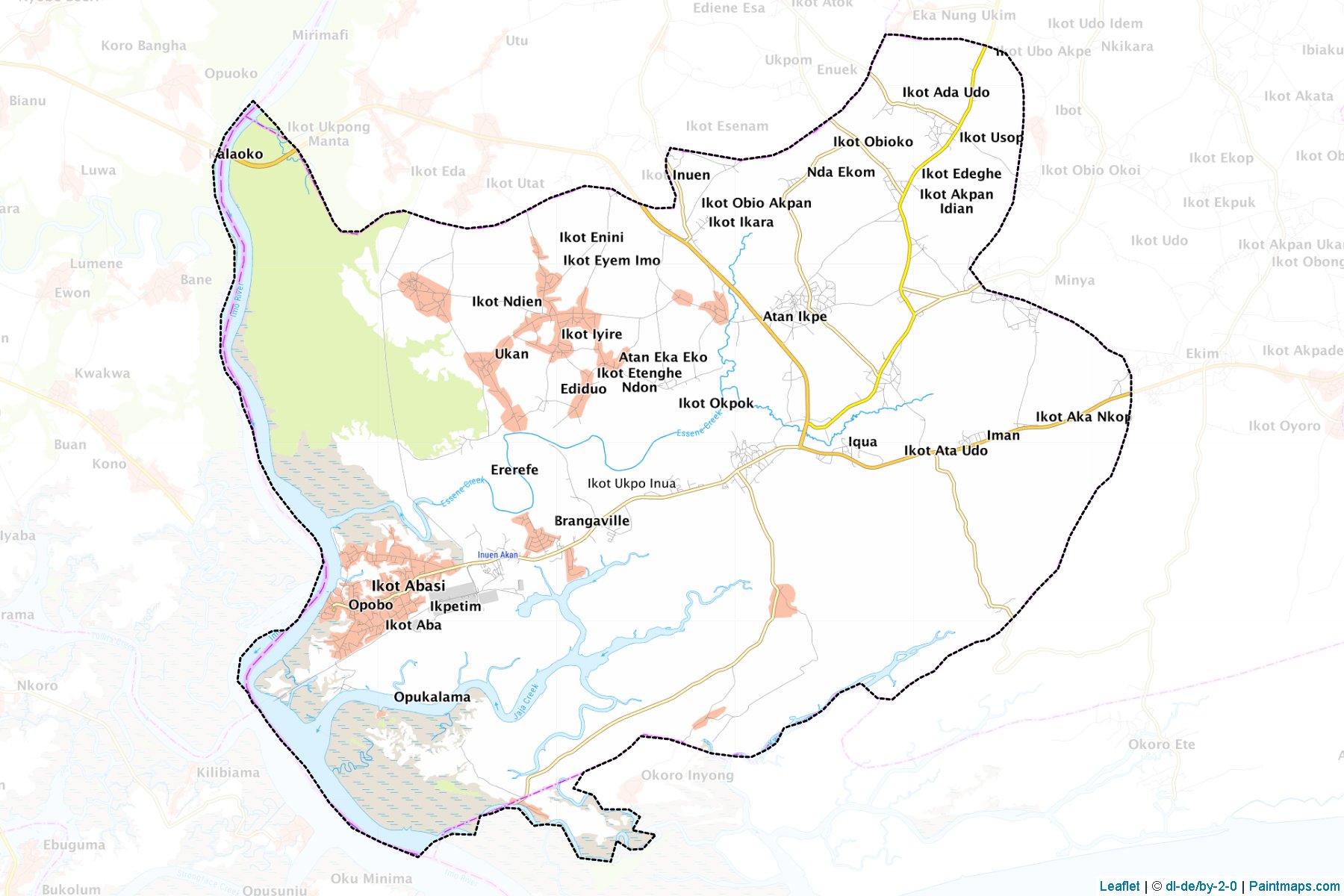 Ikot Abasi (Akwa Ibom) Map Cropping Samples-1