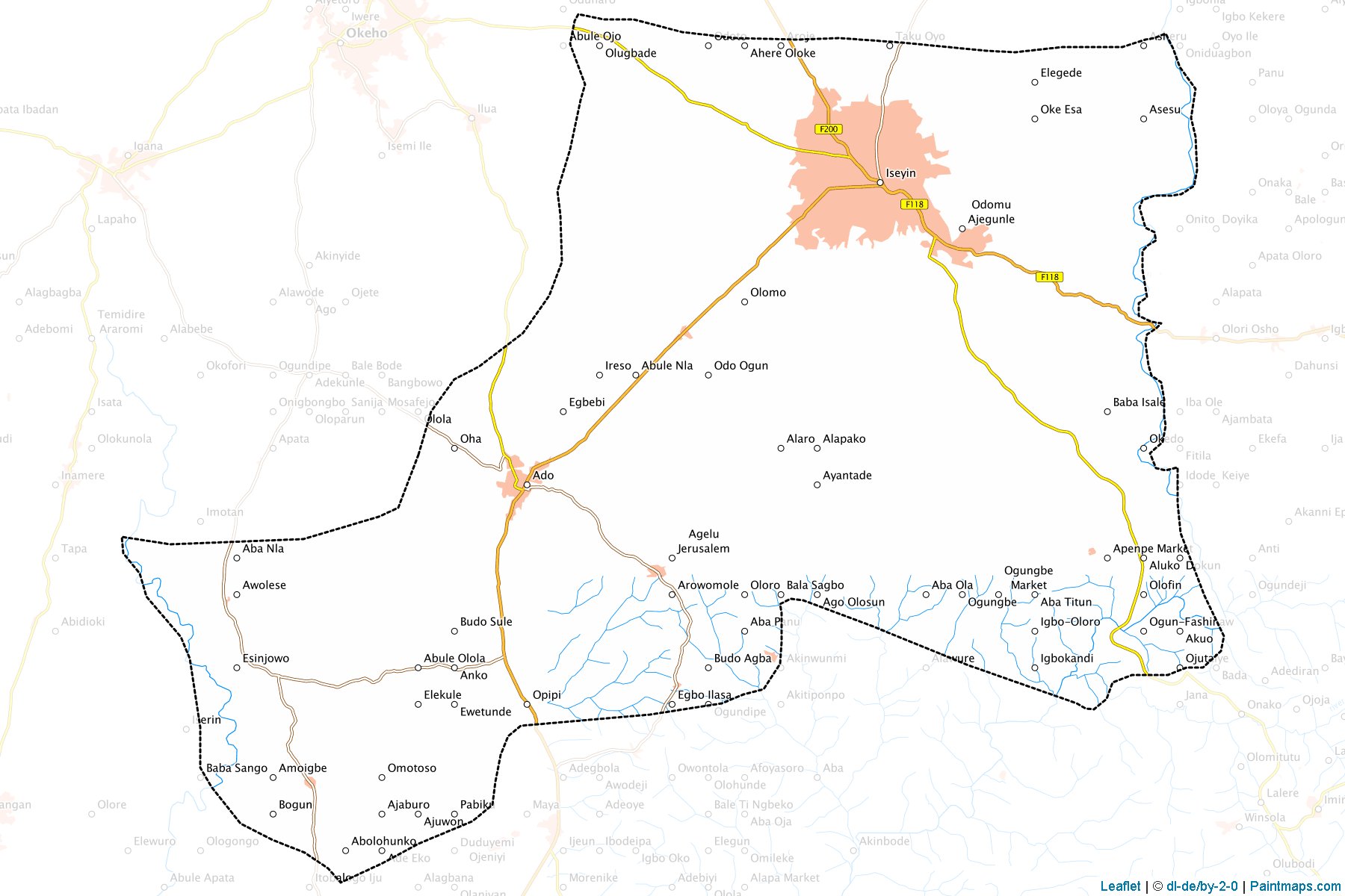 Iseyin (Oyo) Map Cropping Samples-1