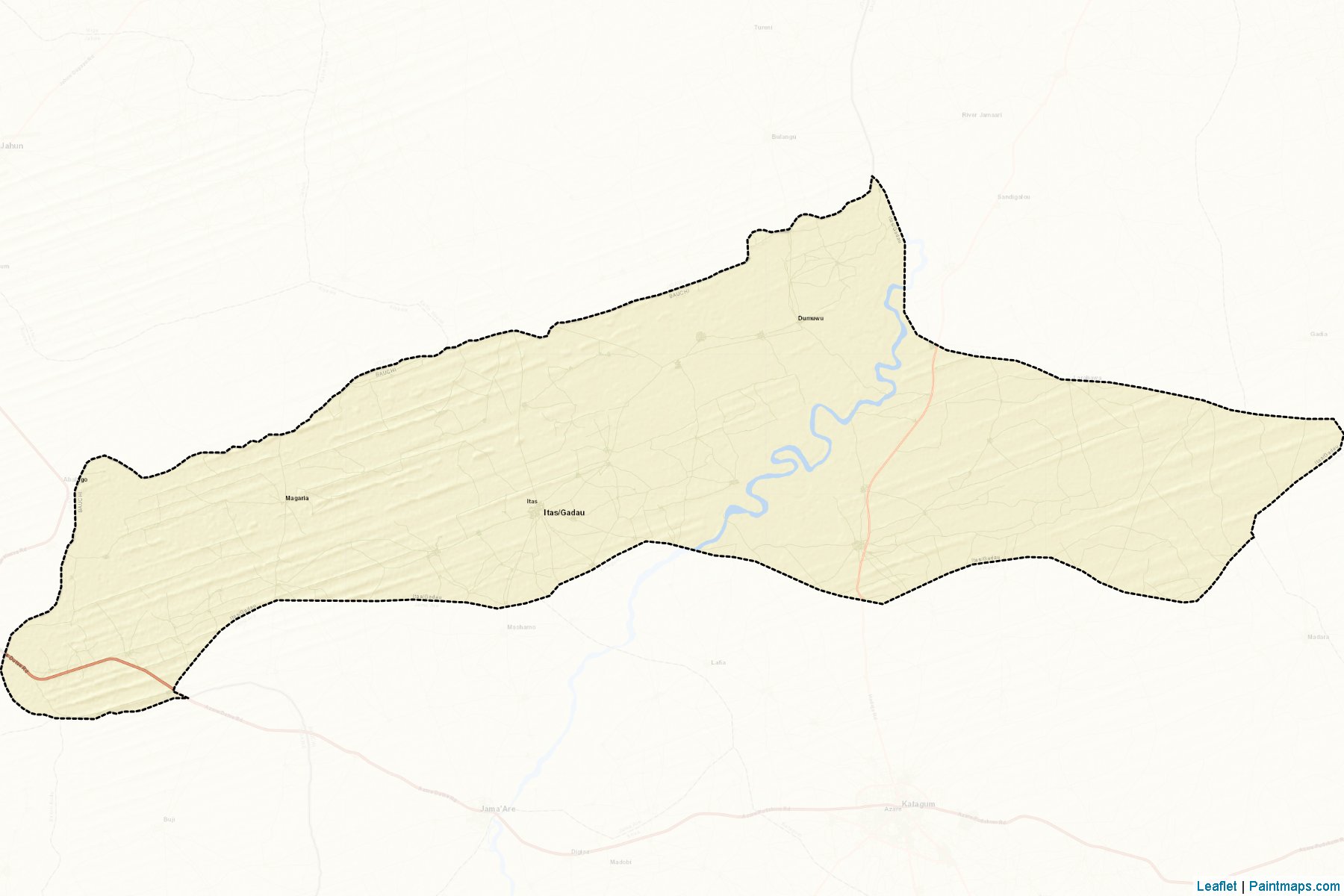 Itas/Gadau (Bauchi) Map Cropping Samples-2