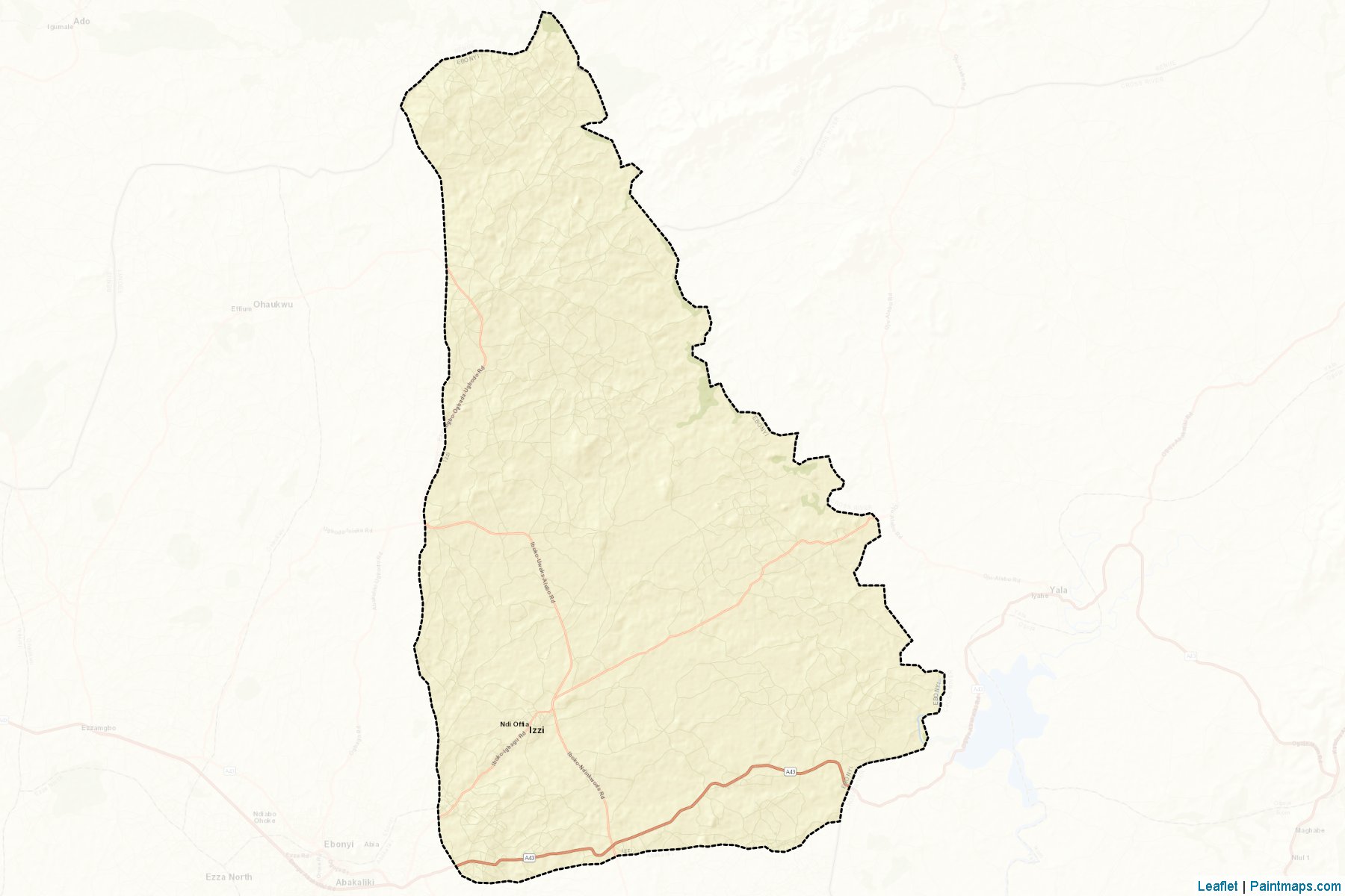 Muestras de recorte de mapas Izzi (Ebonyi)-2