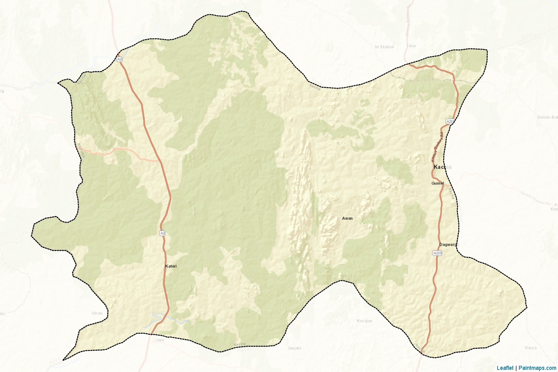 Kachia (Kaduna) Map Cropping Samples-2