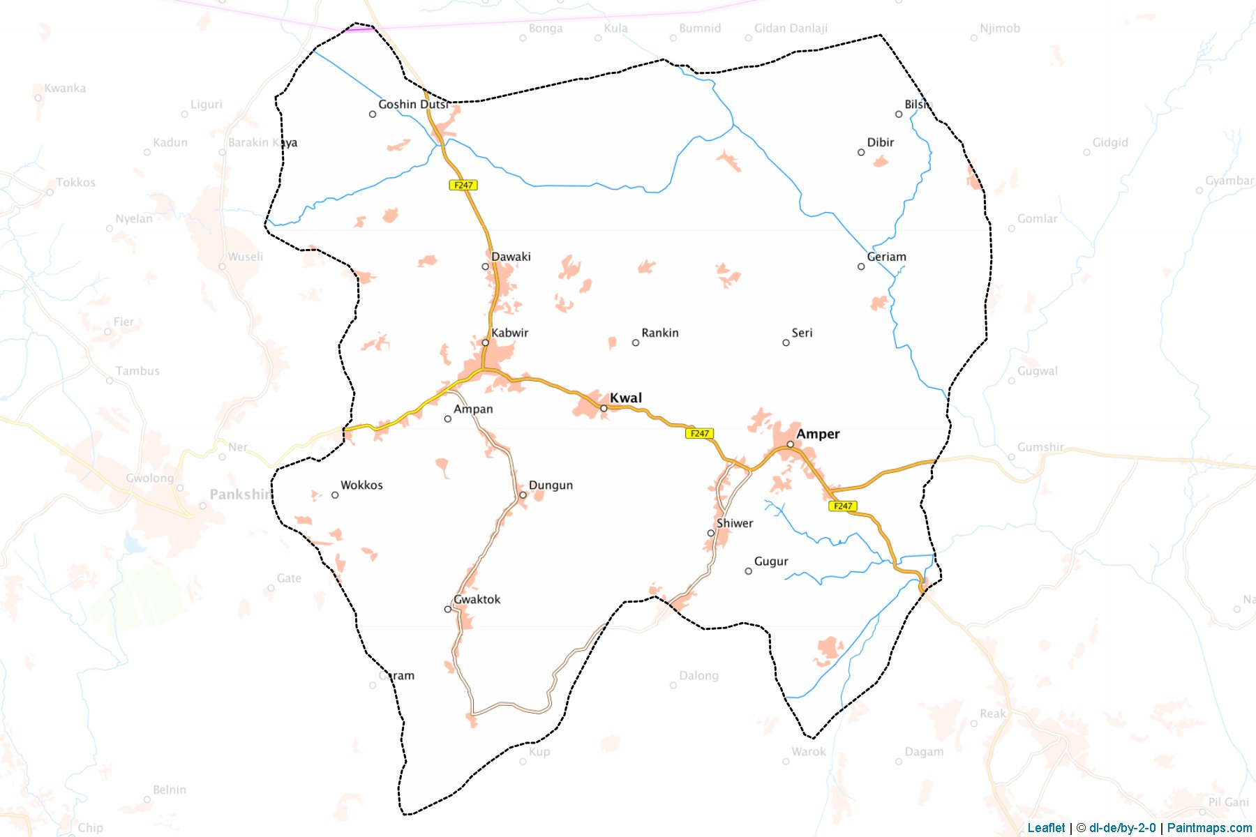 Kanke (Plateau Eyaleti) Haritası Örnekleri-1