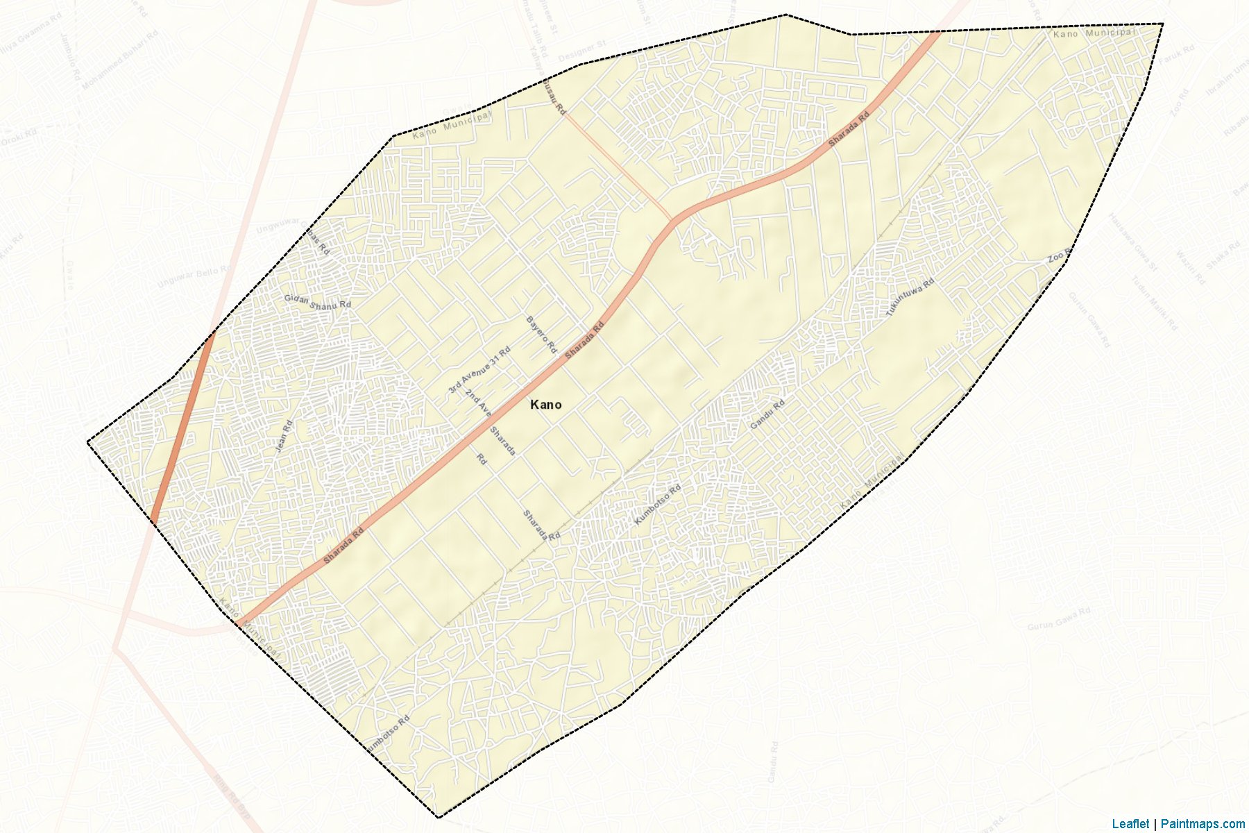 Kano Municipal (Kano) Map Cropping Samples-2