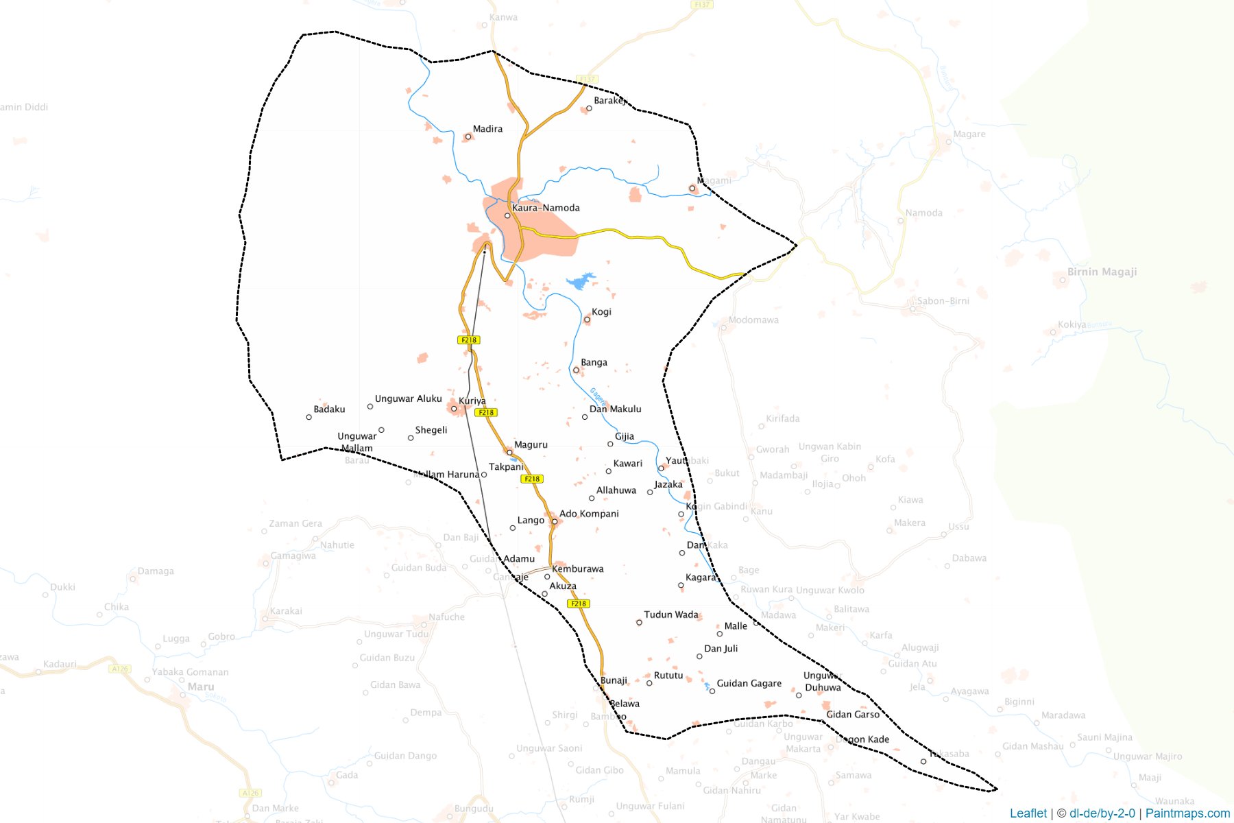 Muestras de recorte de mapas Kaura-Namoda (Zamfara)-1