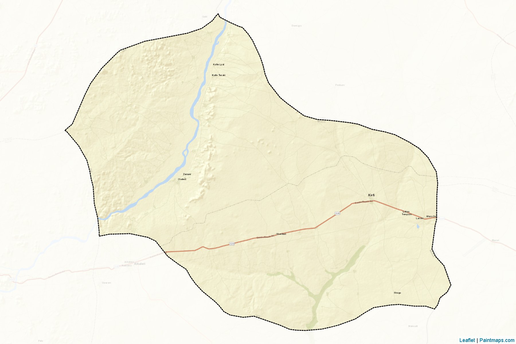 Kirfi (Bauchi) Map Cropping Samples-2