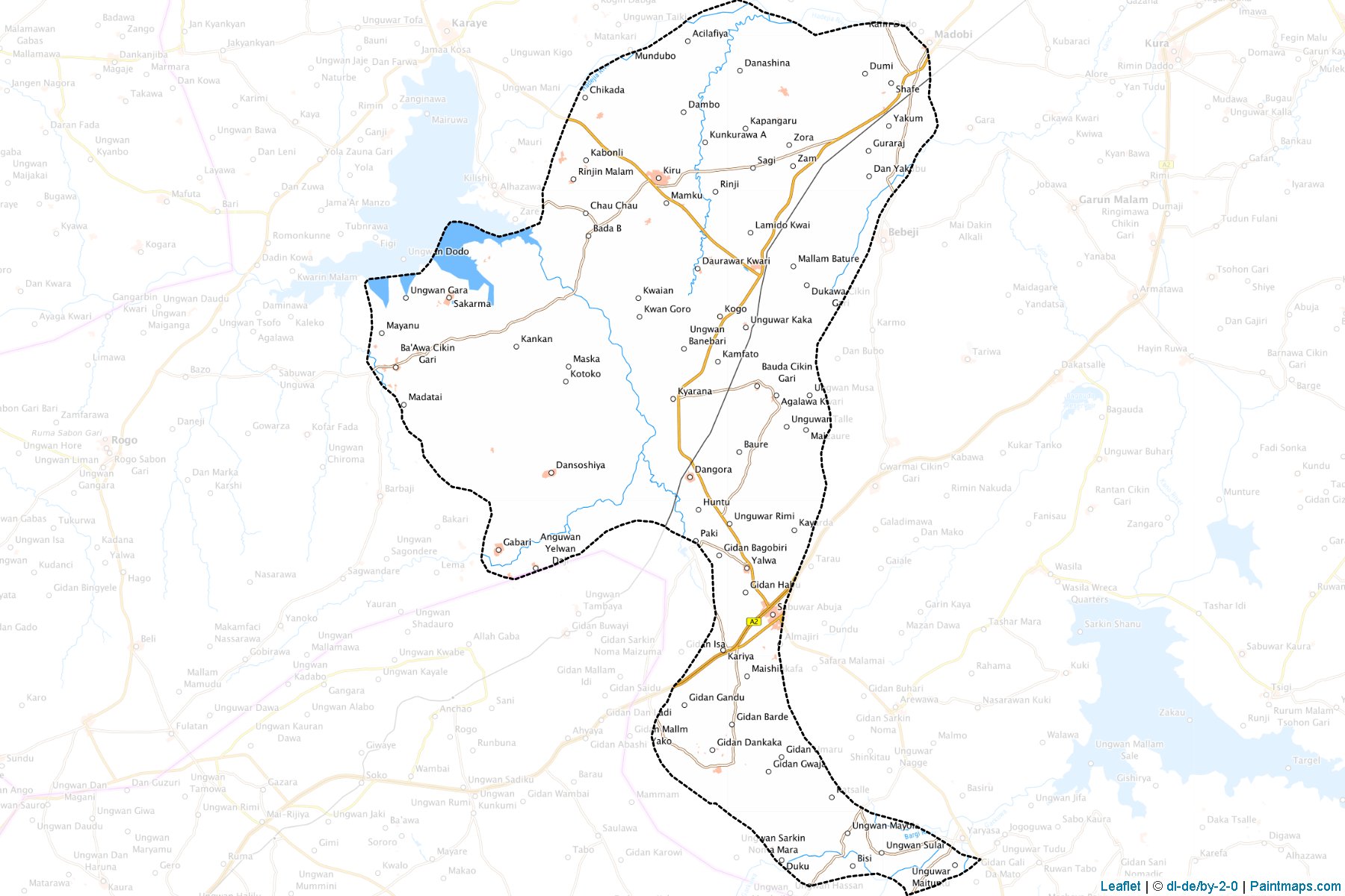 Muestras de recorte de mapas Kiru (Kano)-1