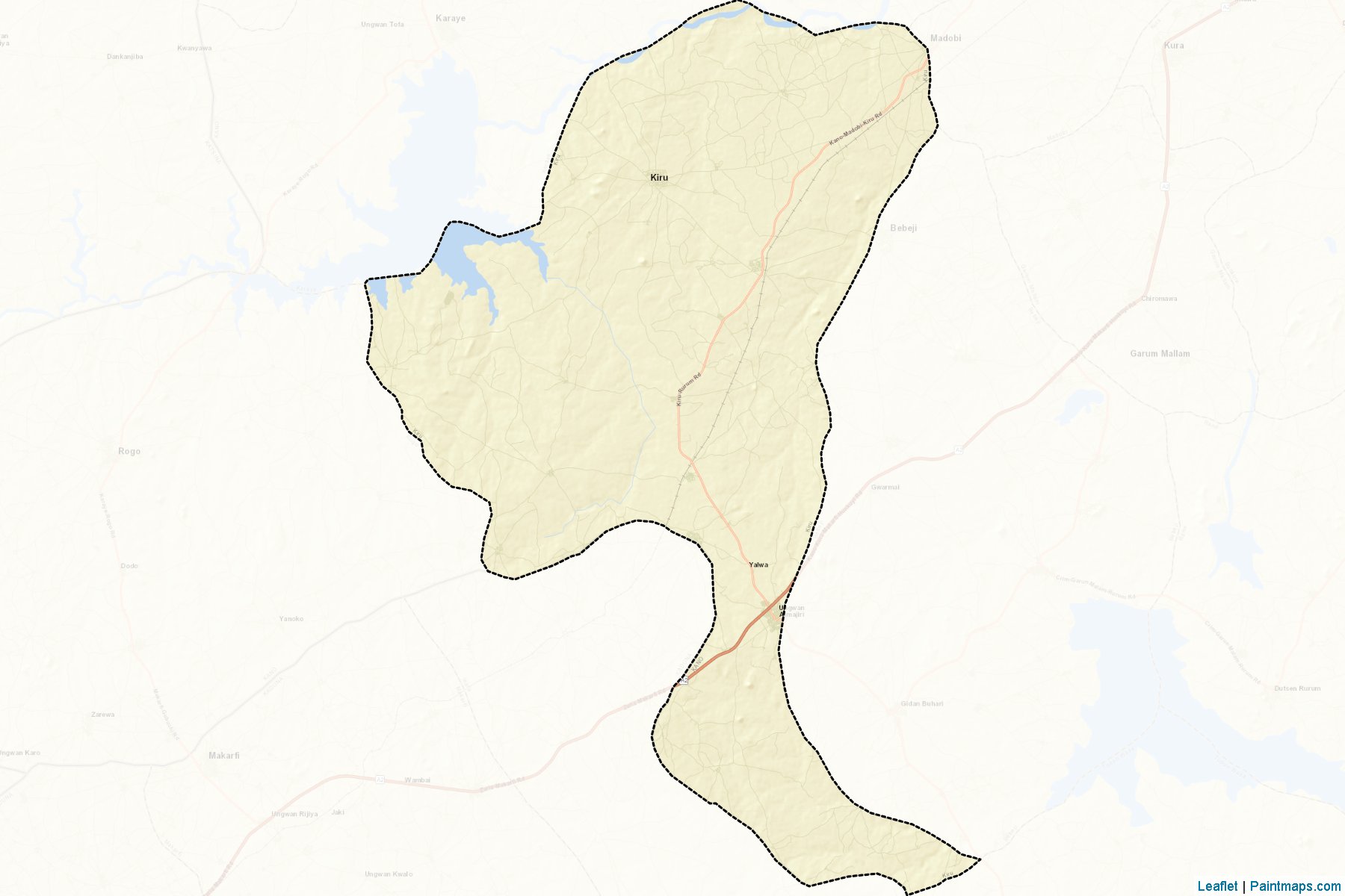 Muestras de recorte de mapas Kiru (Kano)-2