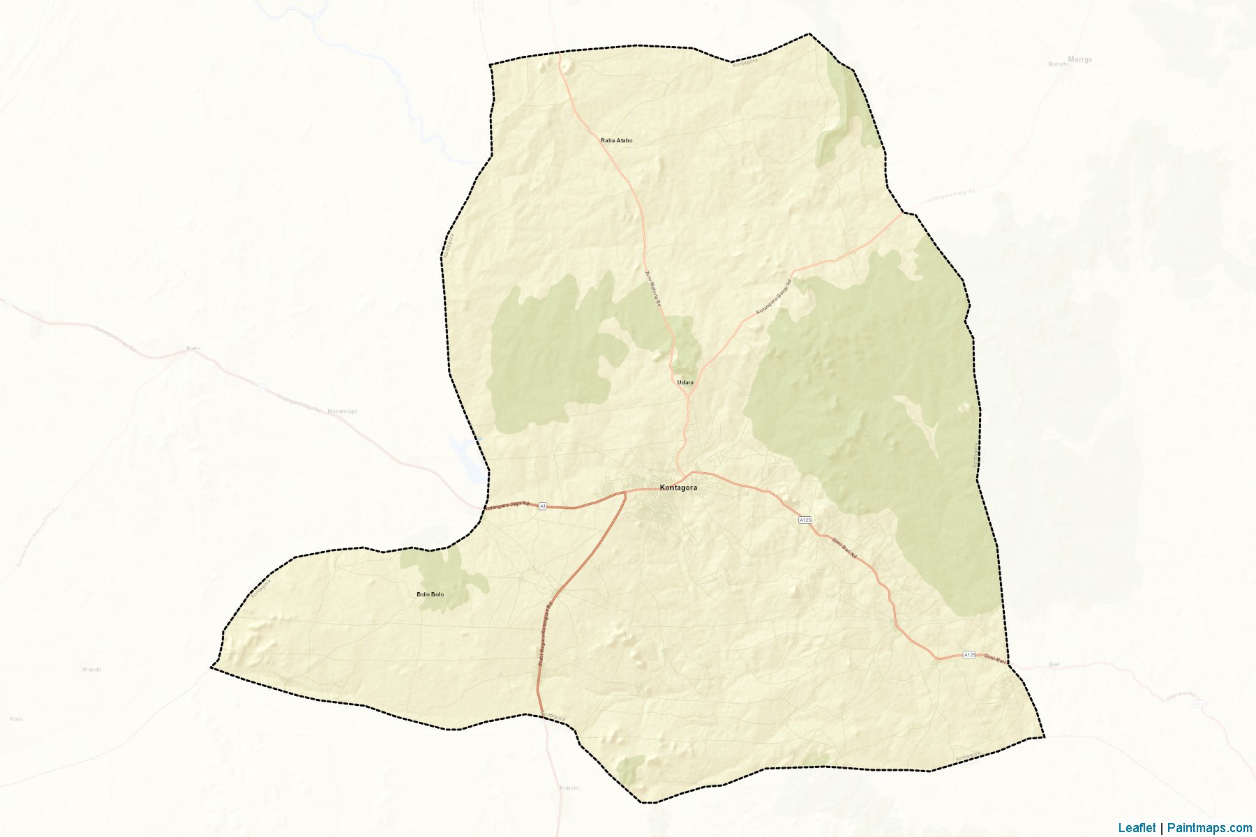 Kontagora (Niger) Map Cropping Samples-2