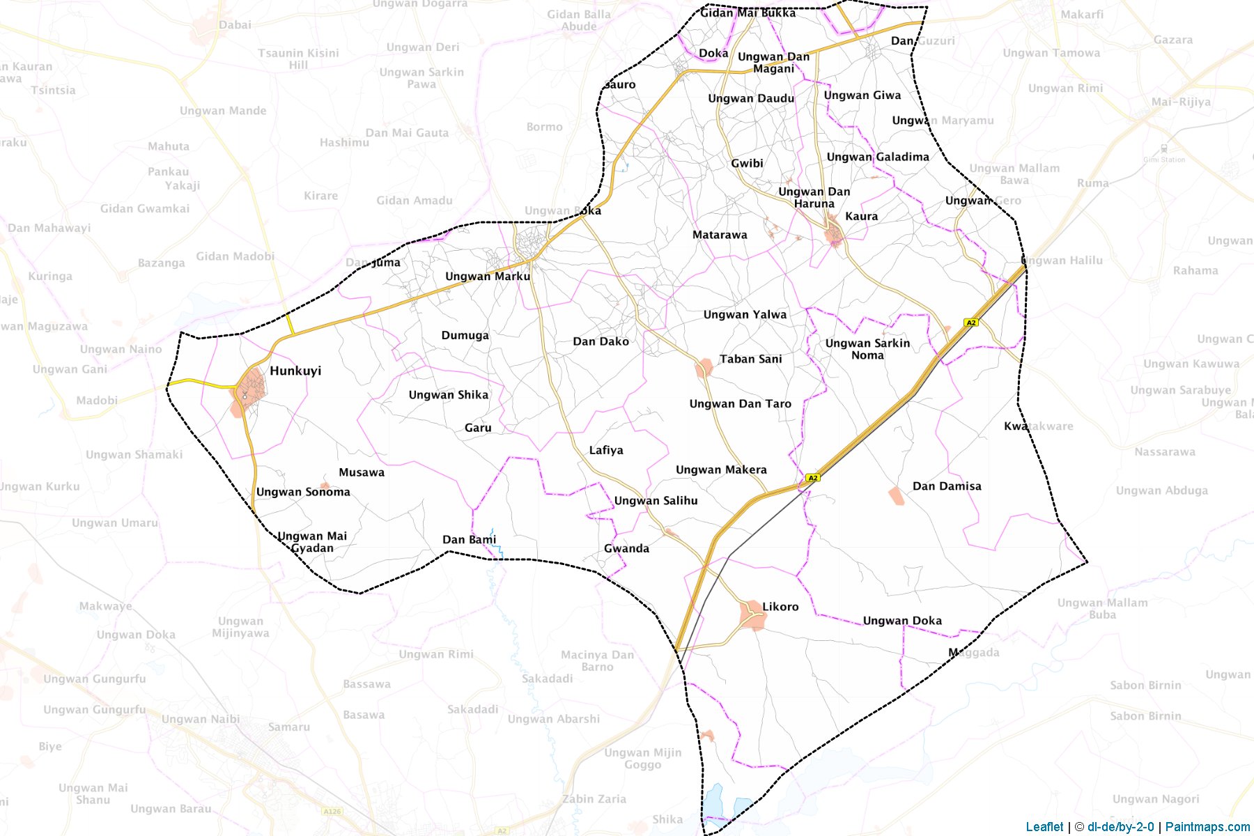 Kudan (Kaduna) Map Cropping Samples-1