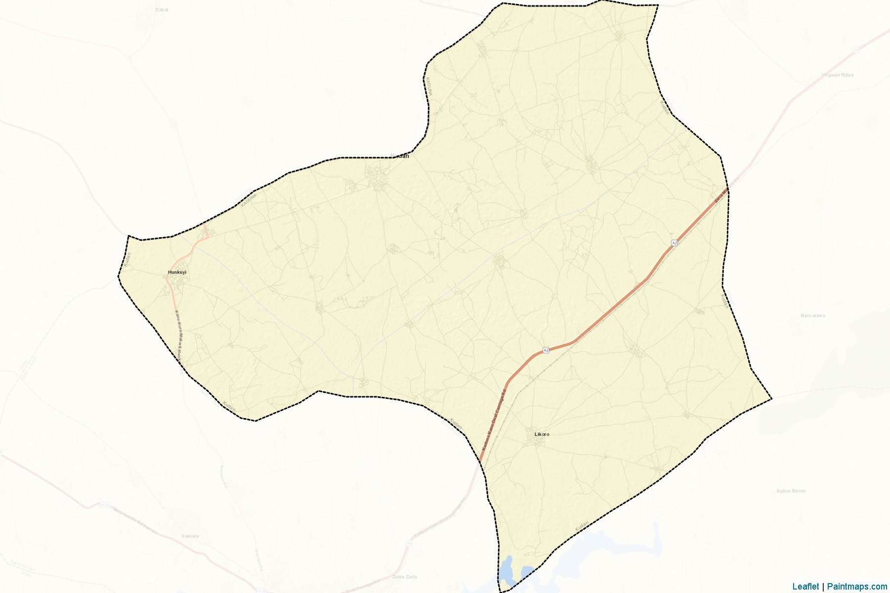 Kudan (Kaduna) Map Cropping Samples-2