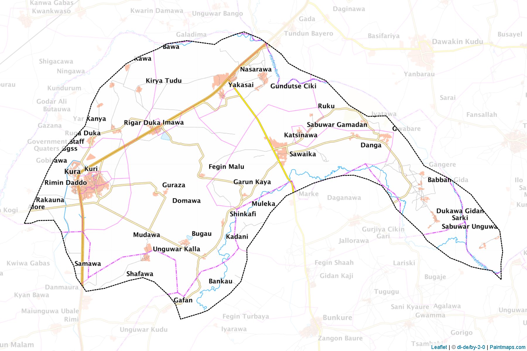 Kura (Kano) Map Cropping Samples-1