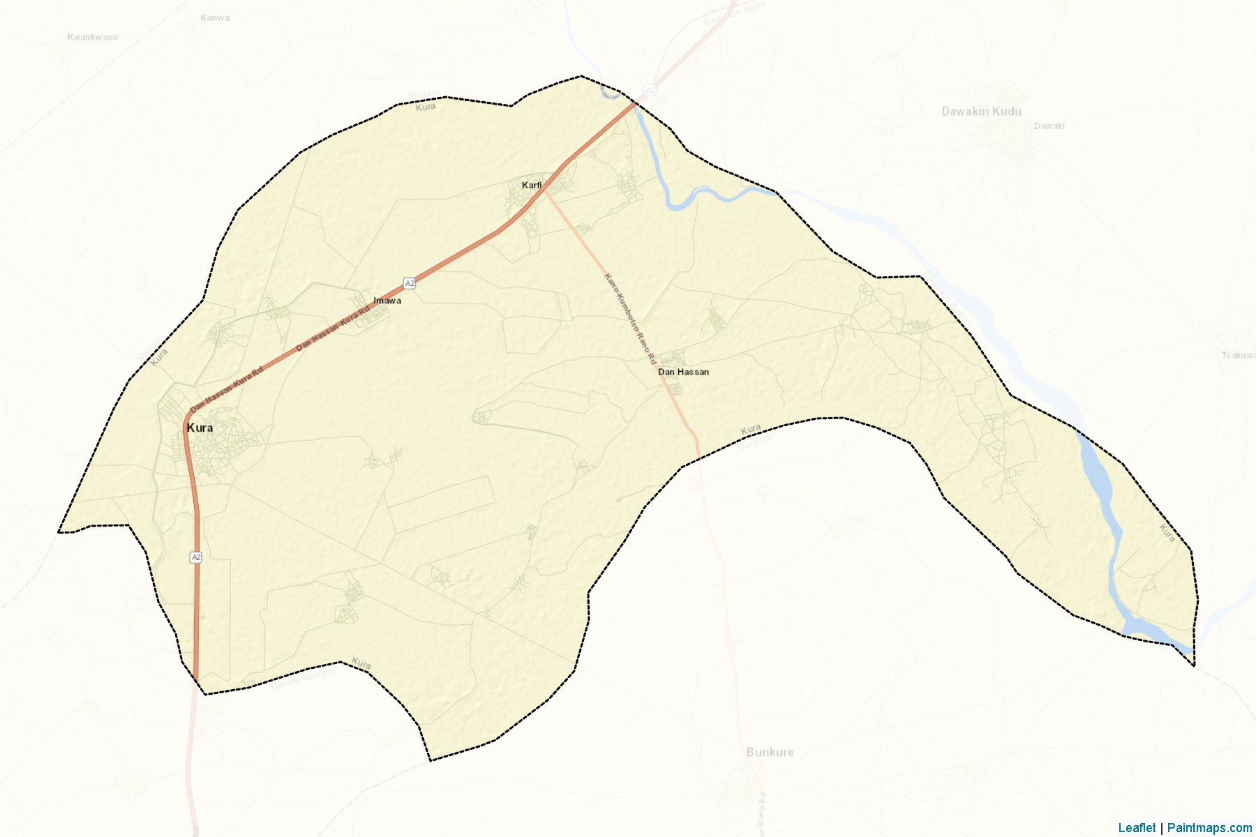 Kura (Kano) Map Cropping Samples-2