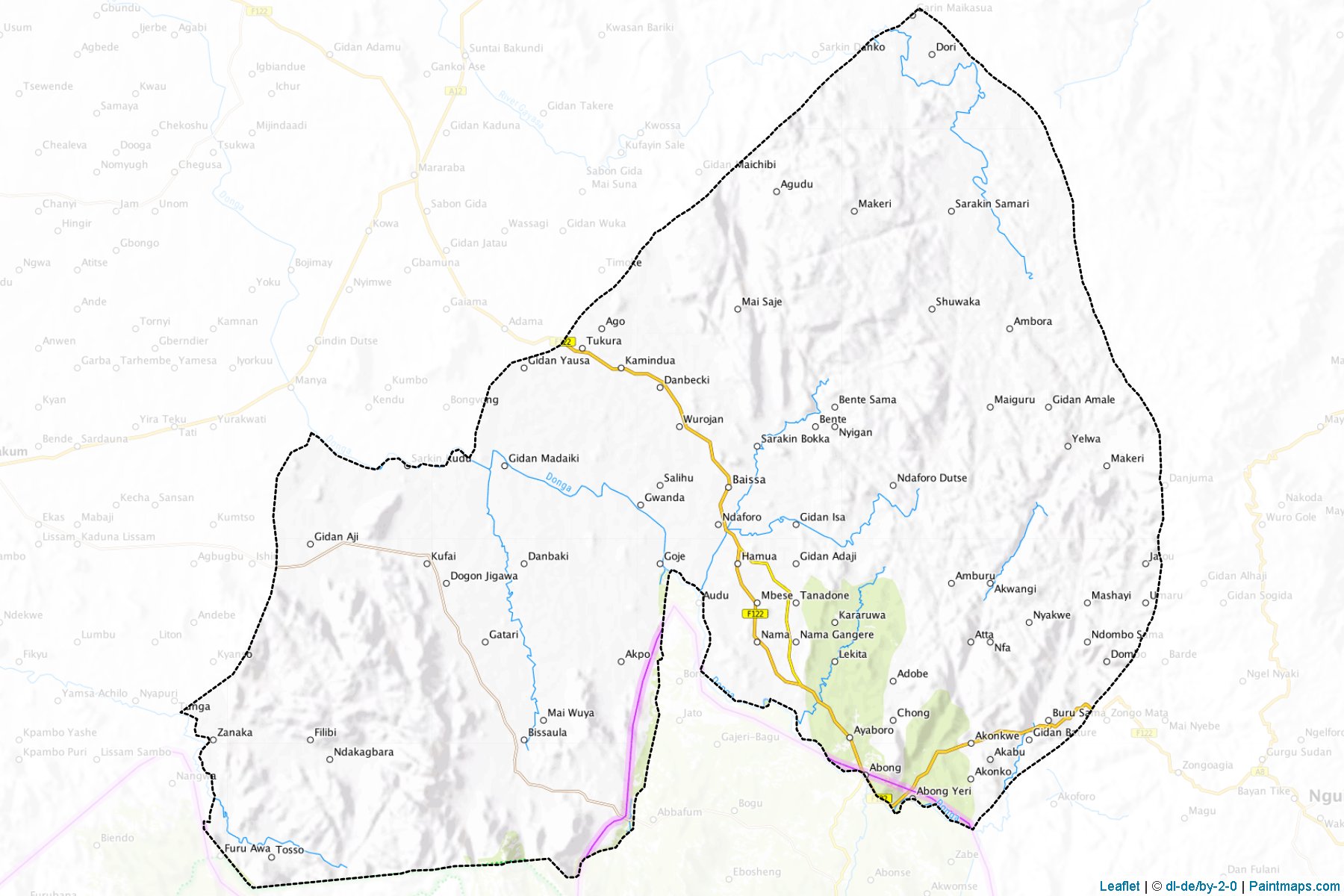 Muestras de recorte de mapas Kurmi (Taraba)-1