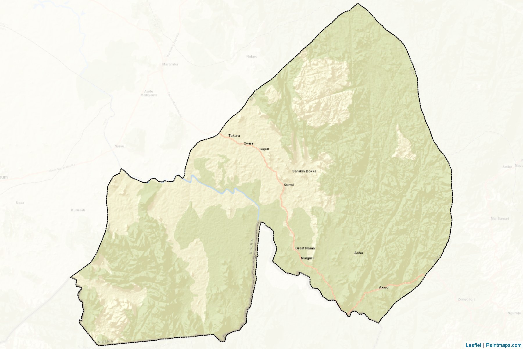 Muestras de recorte de mapas Kurmi (Taraba)-2