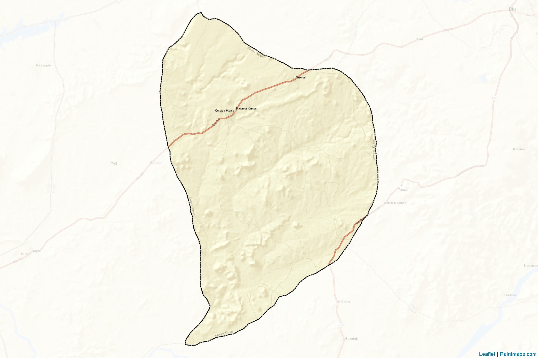 Muestras de recorte de mapas Kwaya Kusar (Borno)-2