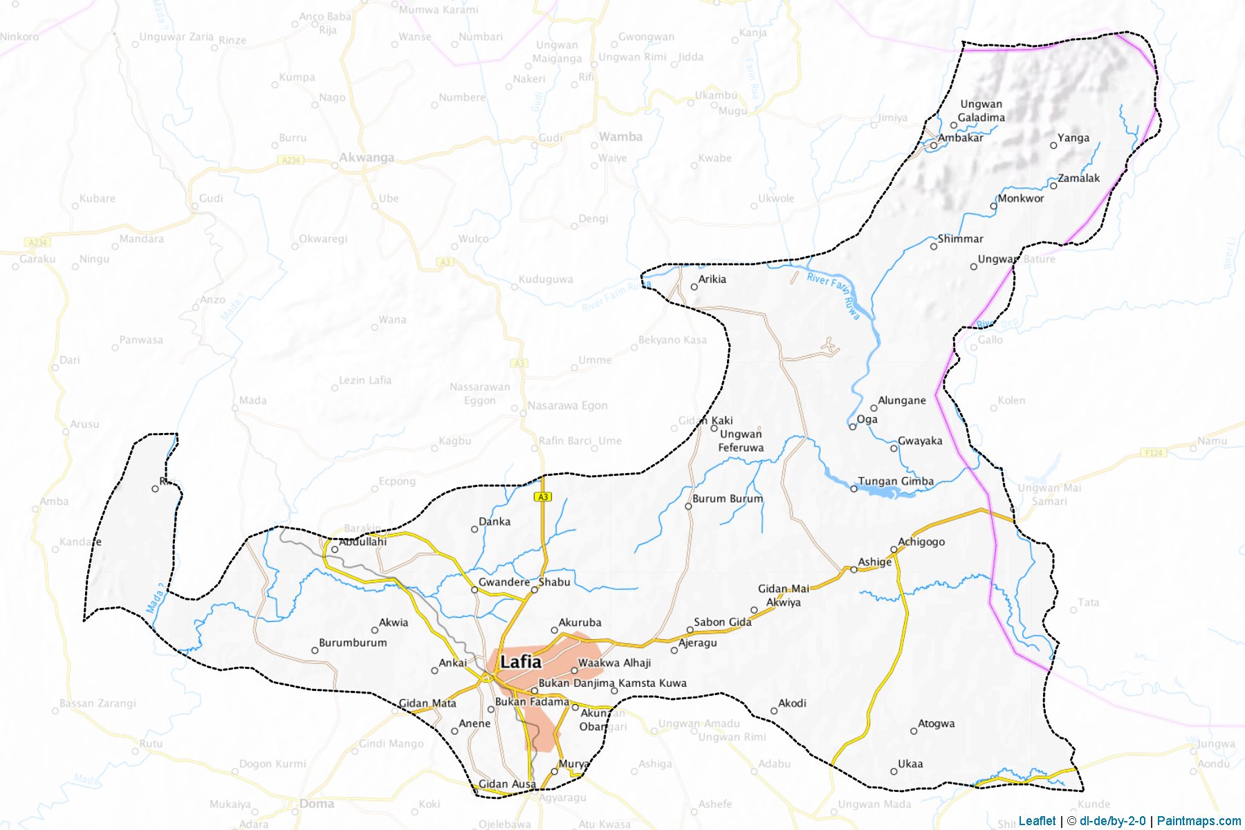 Lafia (Nassarawa) Map Cropping Samples-1