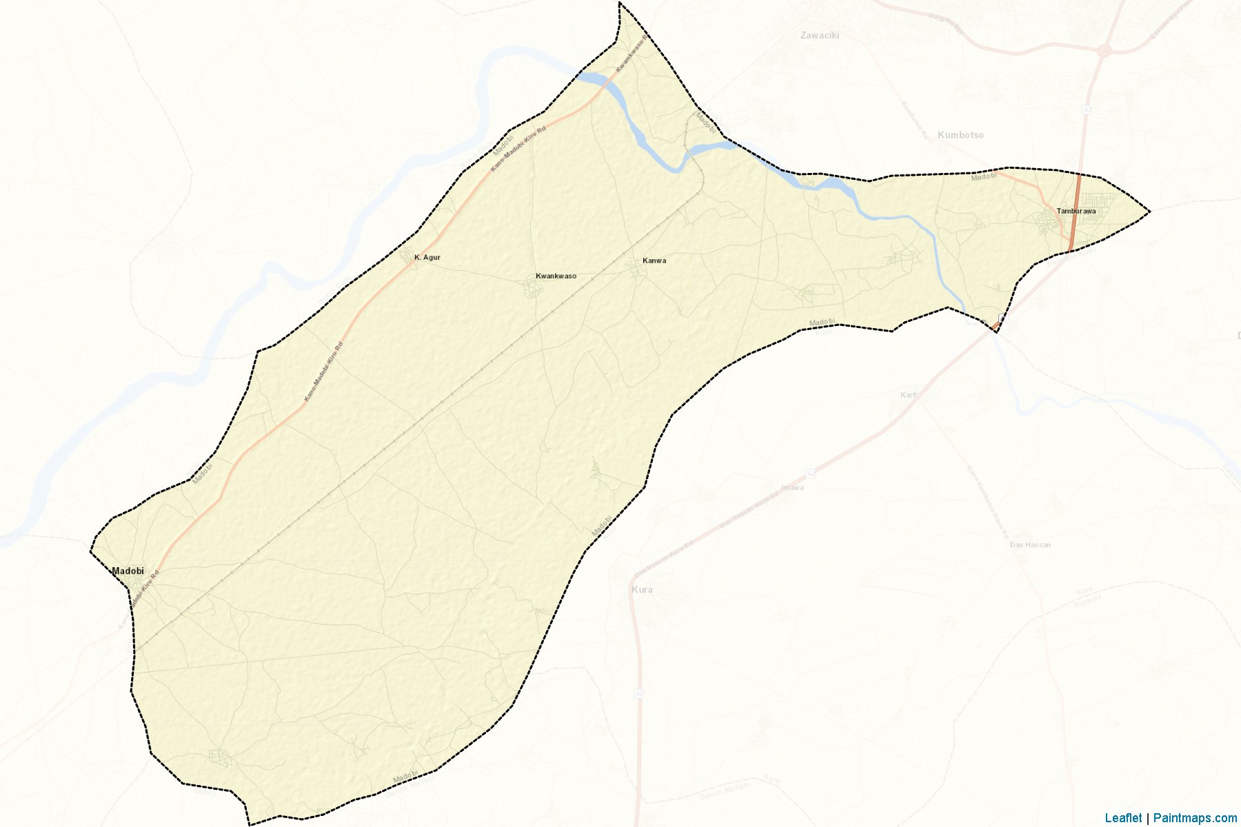 Madobi (Kano Devleti) Haritası Örnekleri-2