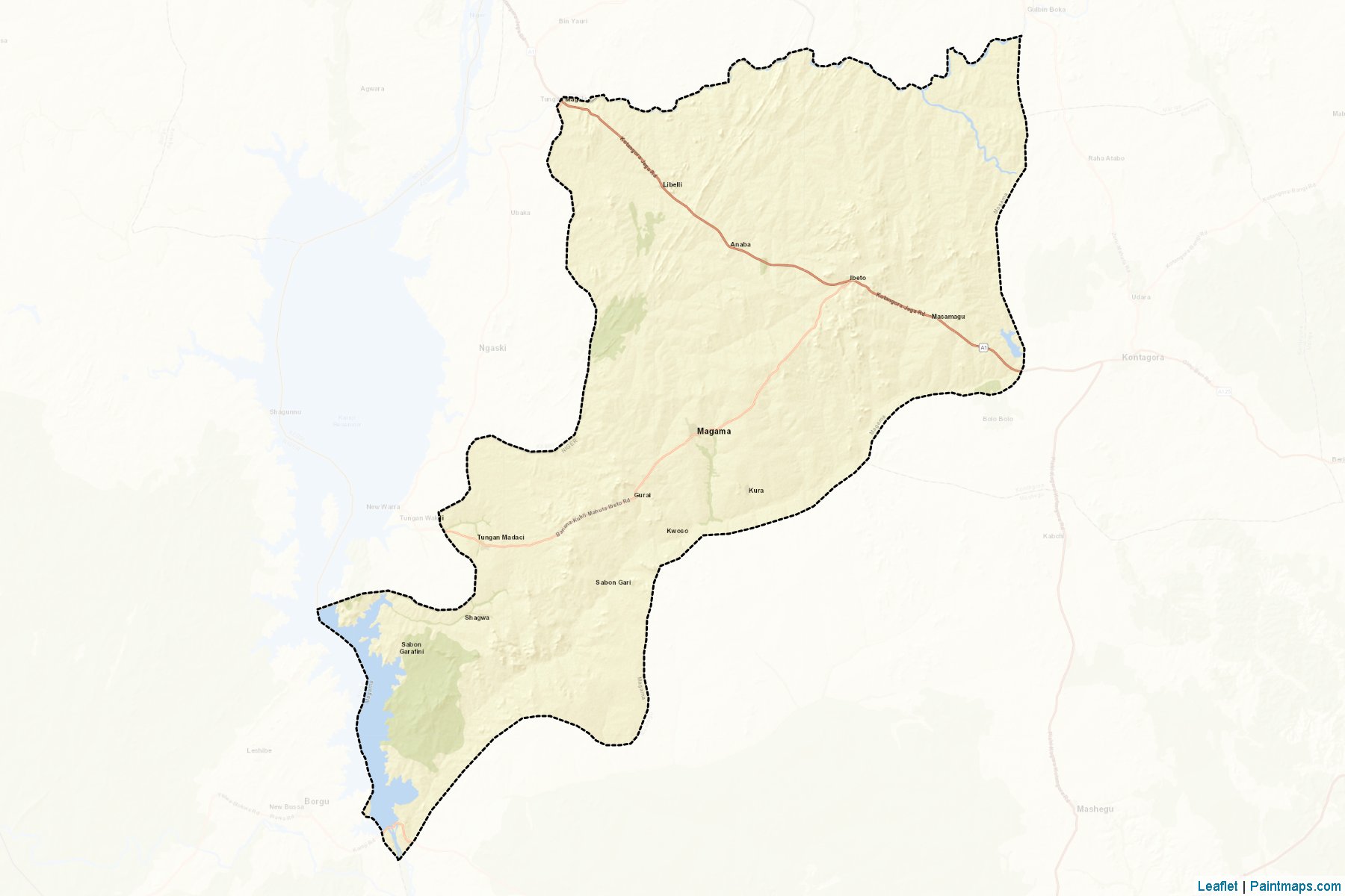 Magama (Niger) Map Cropping Samples-2