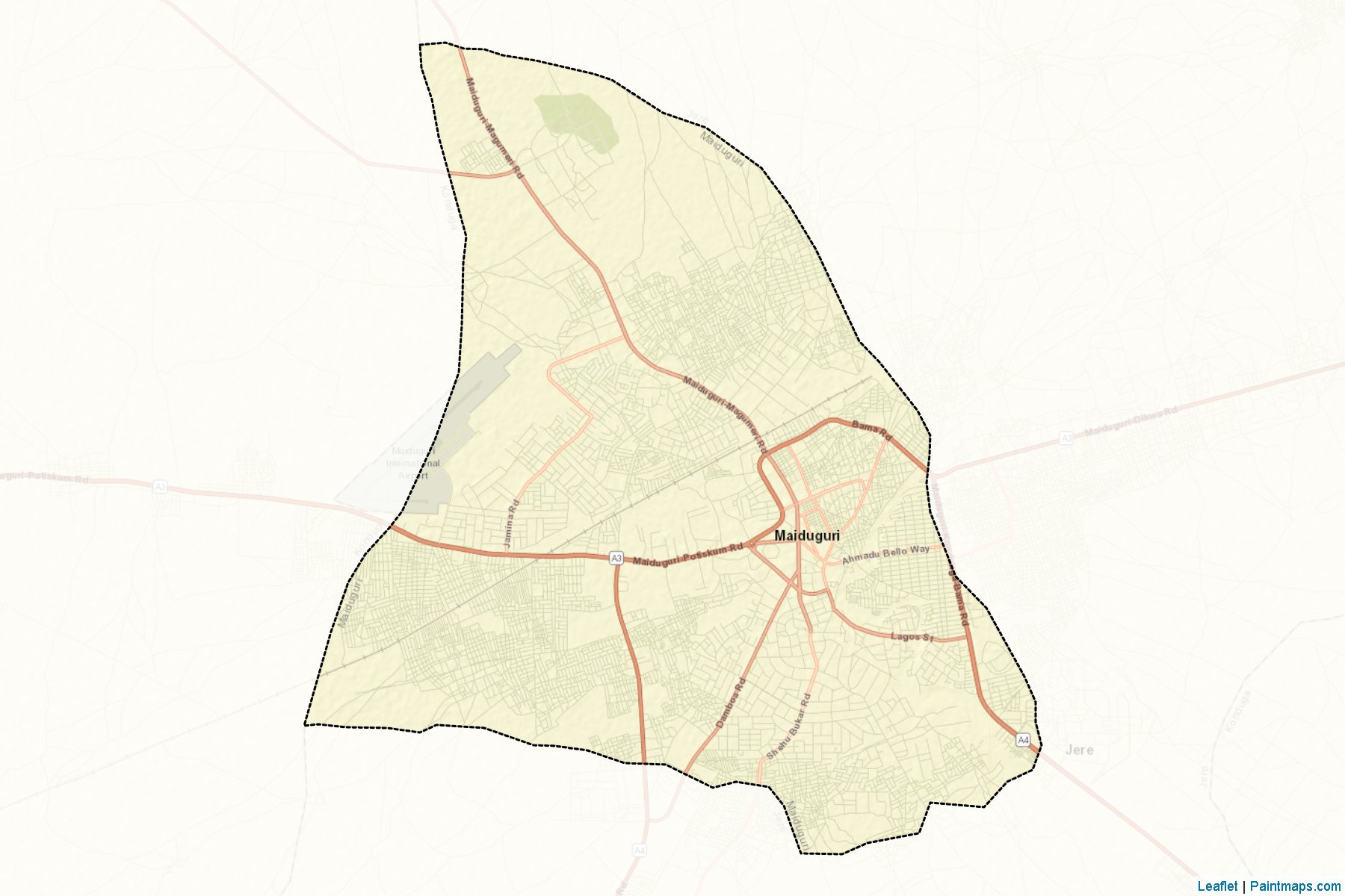 Maiduguri (Borno) Map Cropping Samples-2