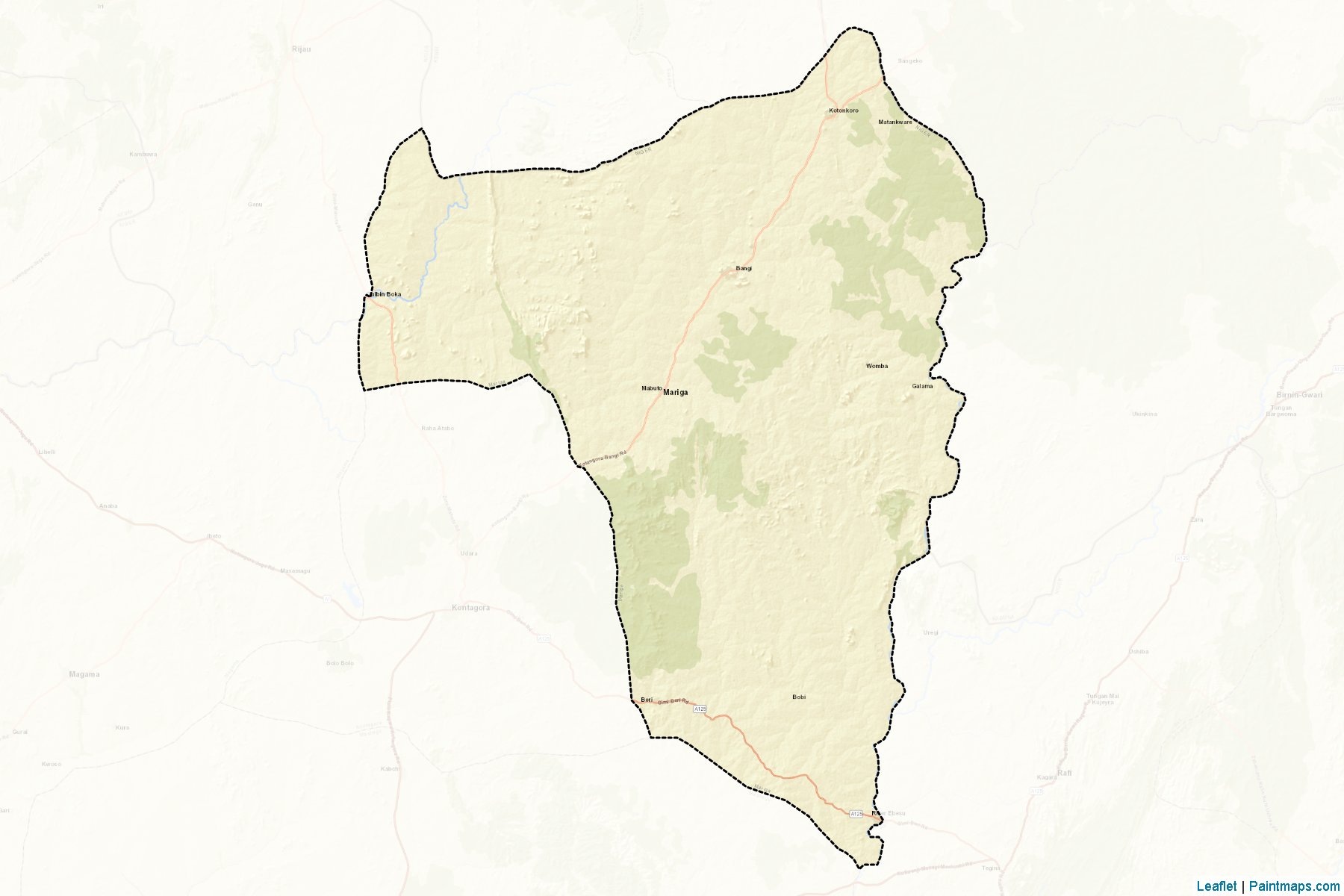 Mariga (Niger) Map Cropping Samples-2