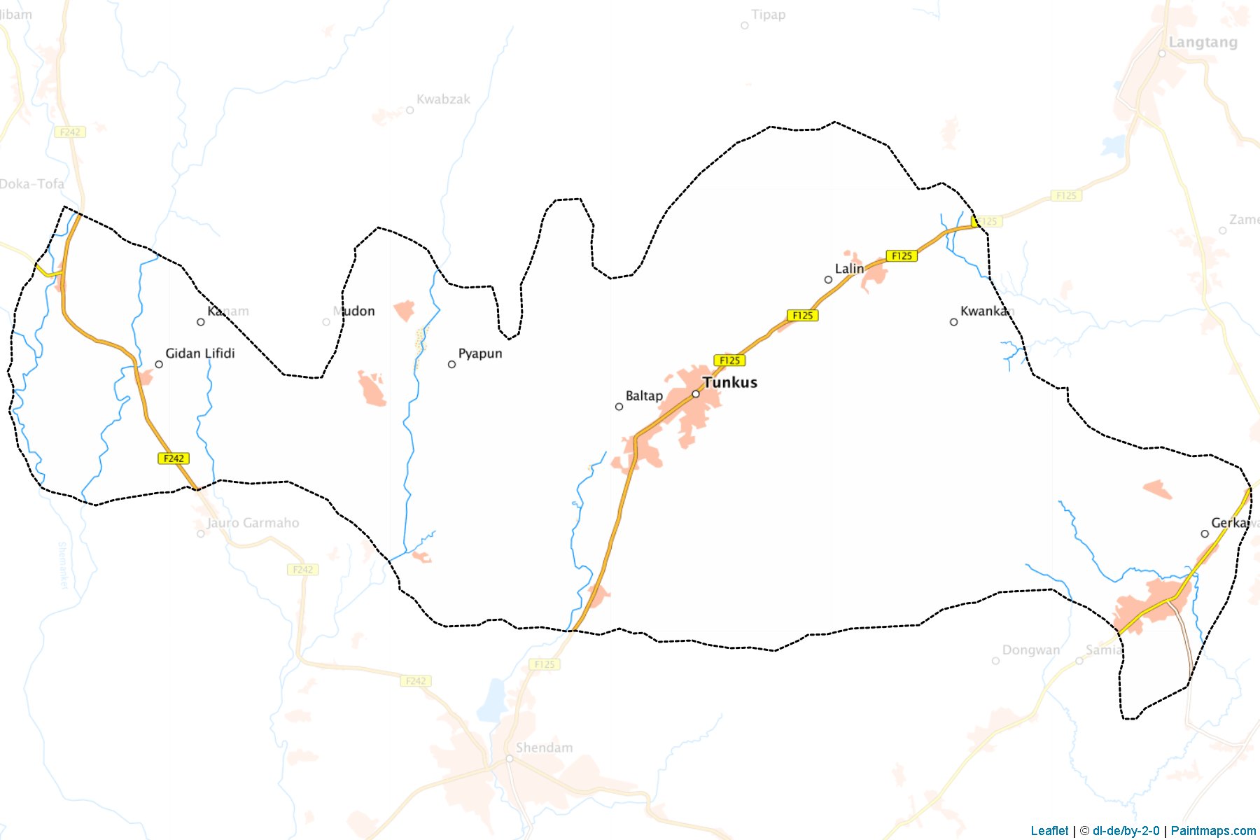 Muestras de recorte de mapas Mikang (Plateau)-1