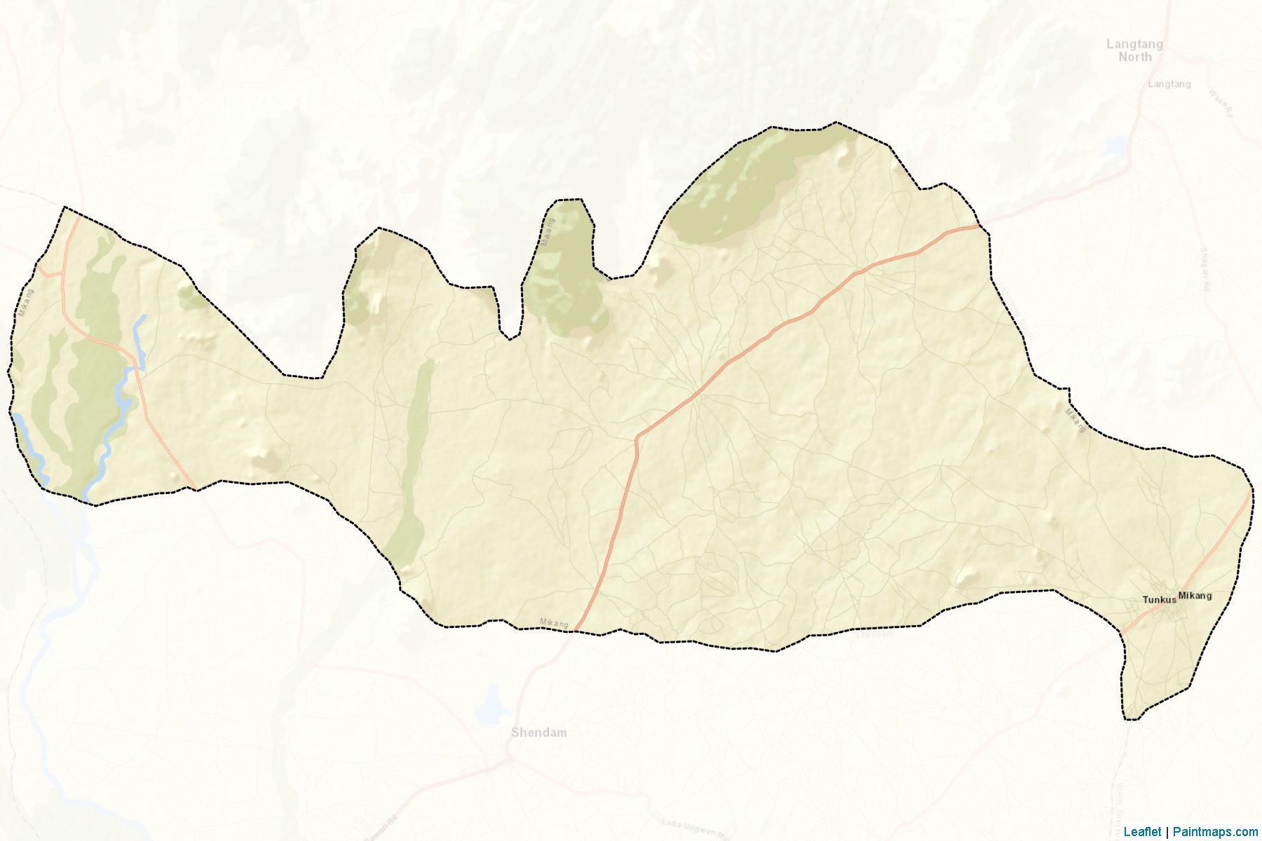 Muestras de recorte de mapas Mikang (Plateau)-2