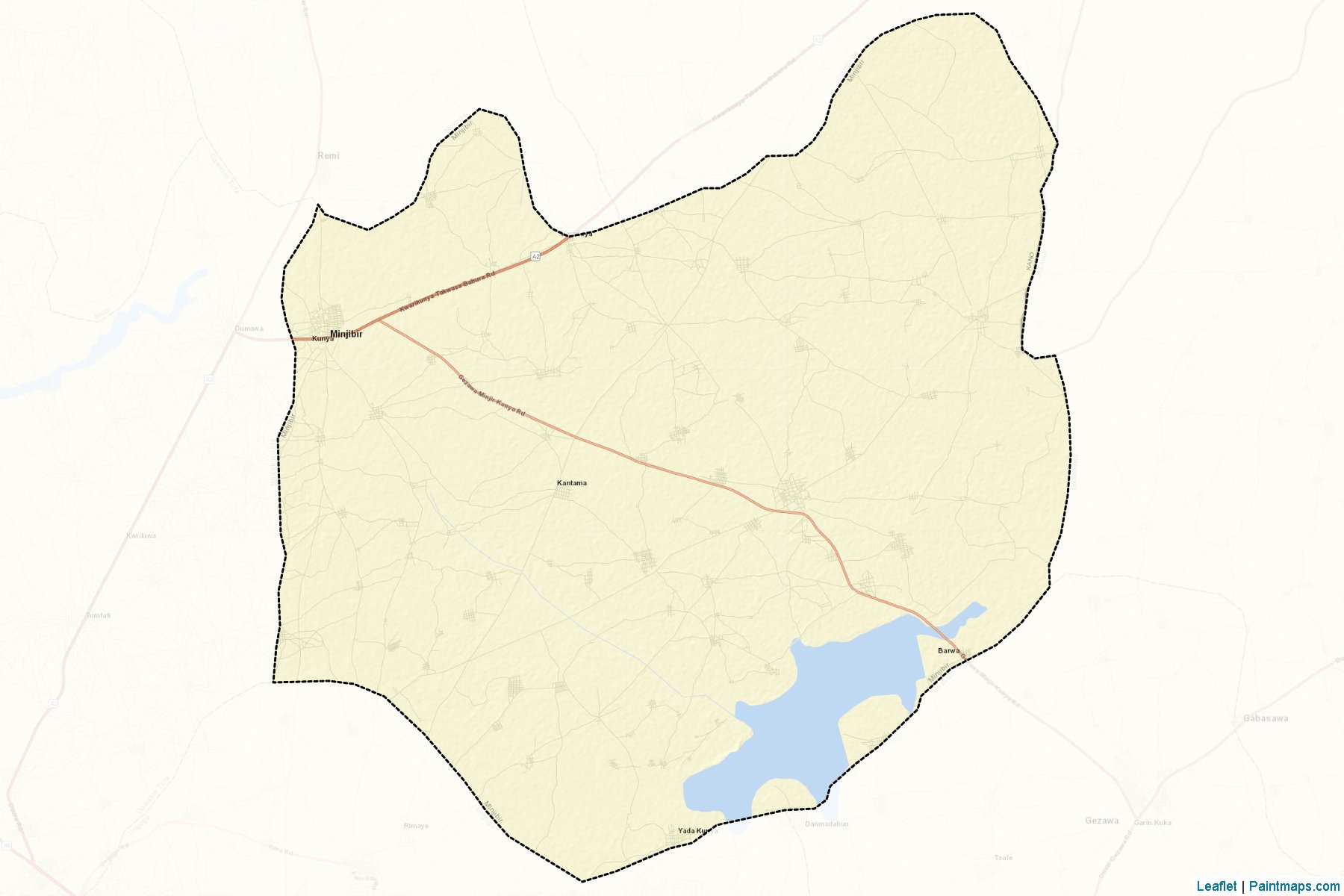 Muestras de recorte de mapas Minjibir (Kano)-2