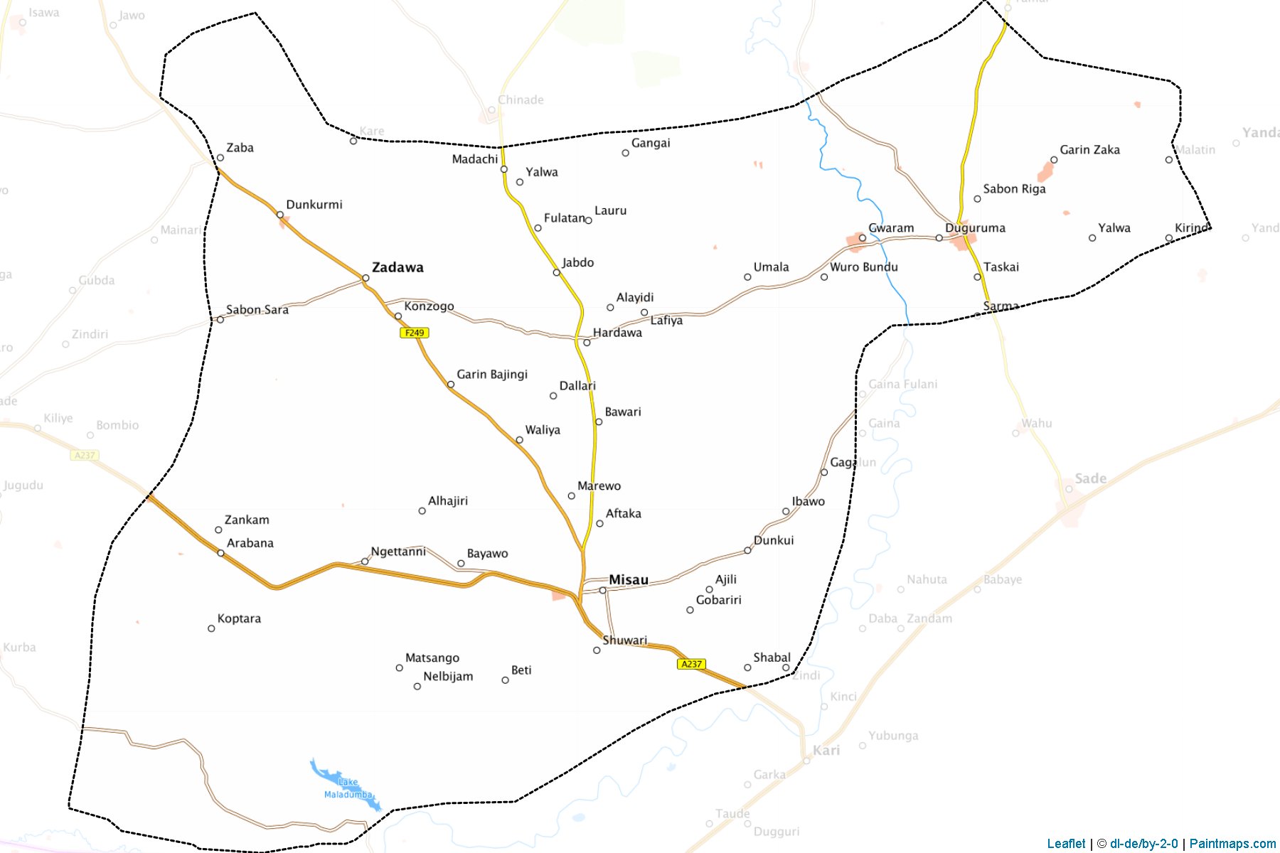 Misau (Bauchi) Map Cropping Samples-1