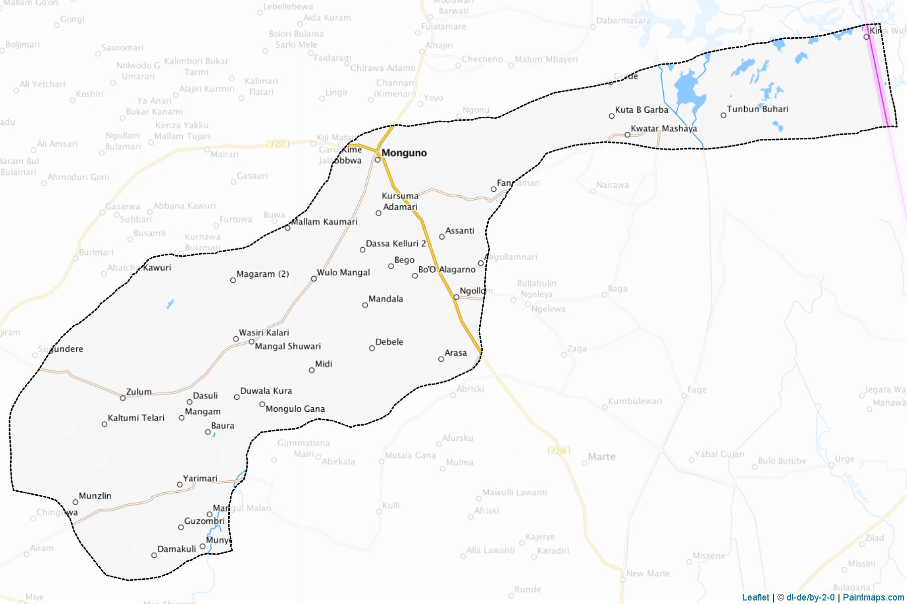 Monguno (Borno) Map Cropping Samples-1