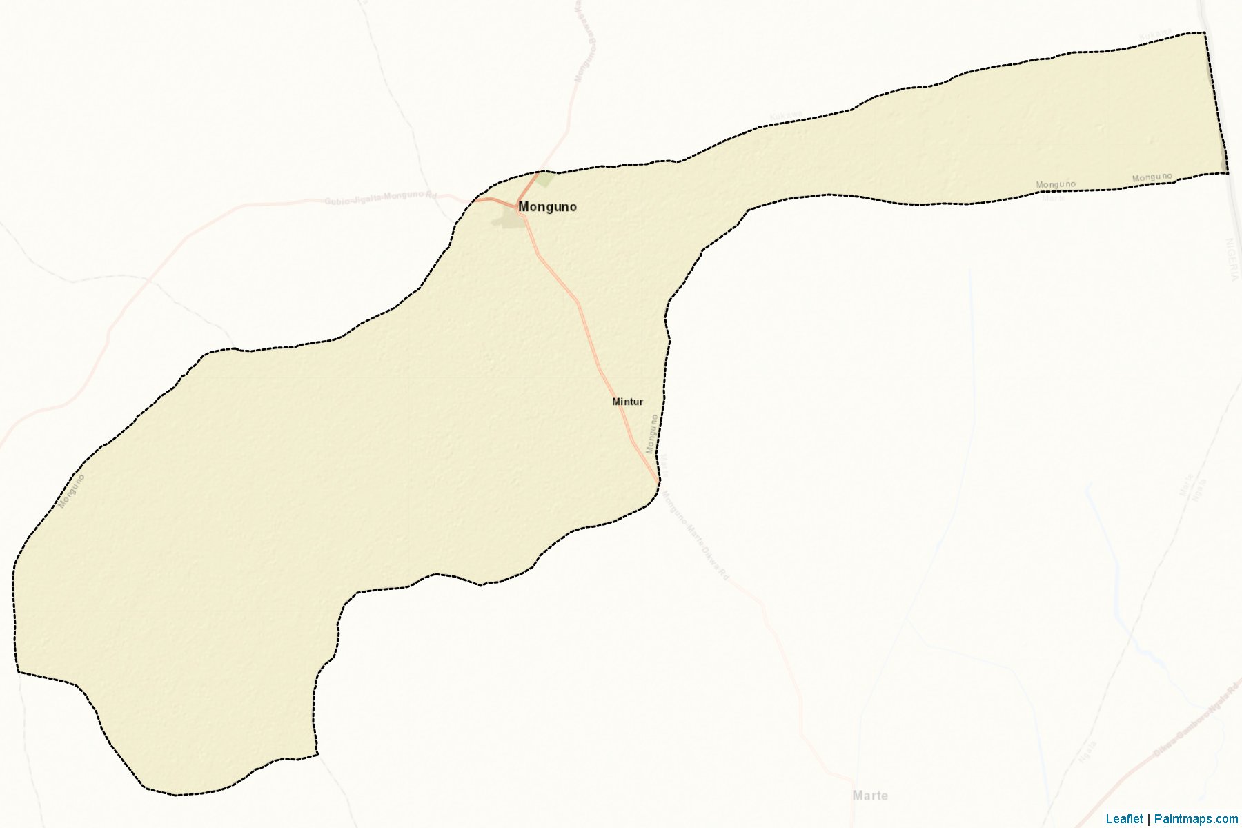 Monguno (Borno) Map Cropping Samples-2