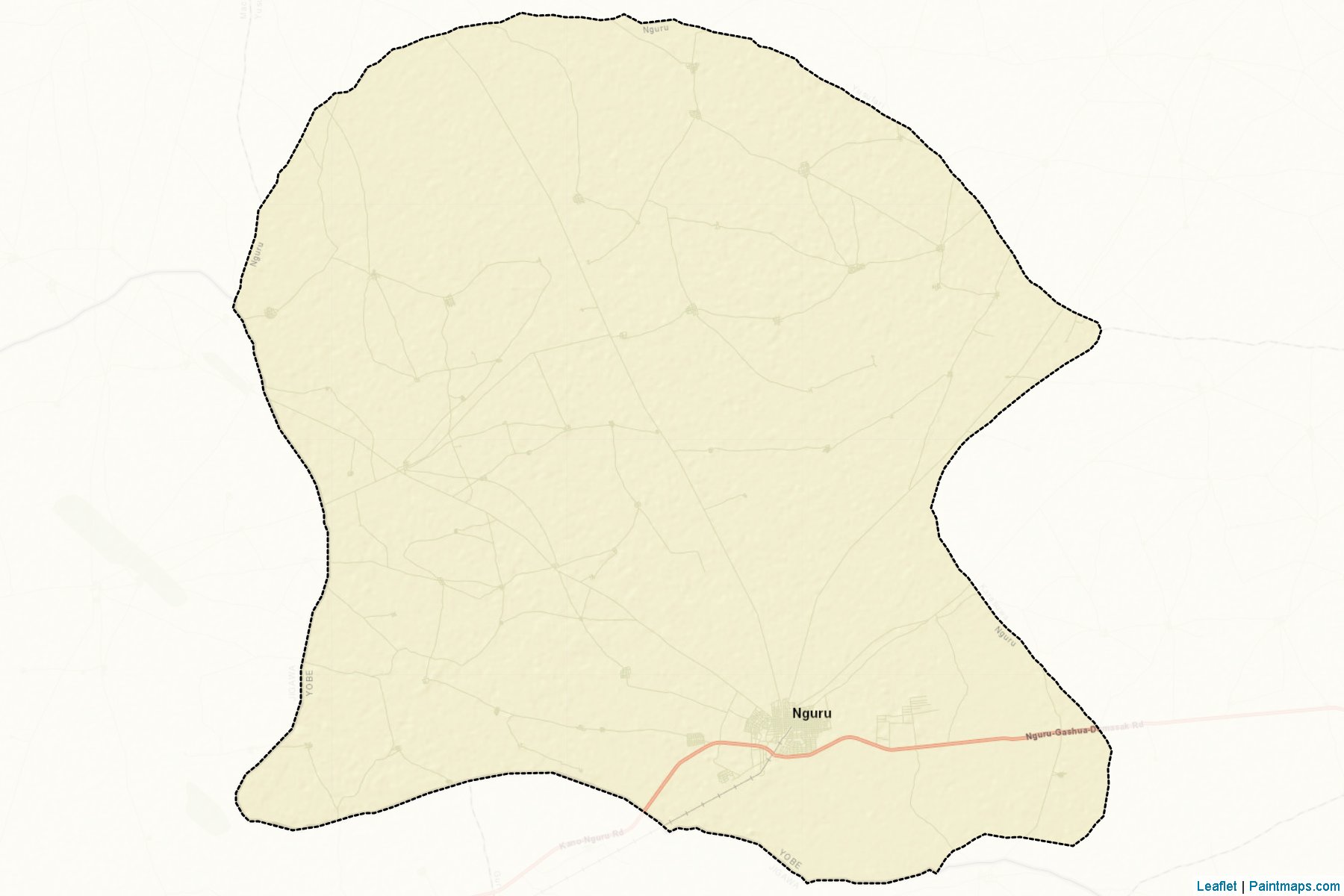 Muestras de recorte de mapas Nguru (Yobe)-2