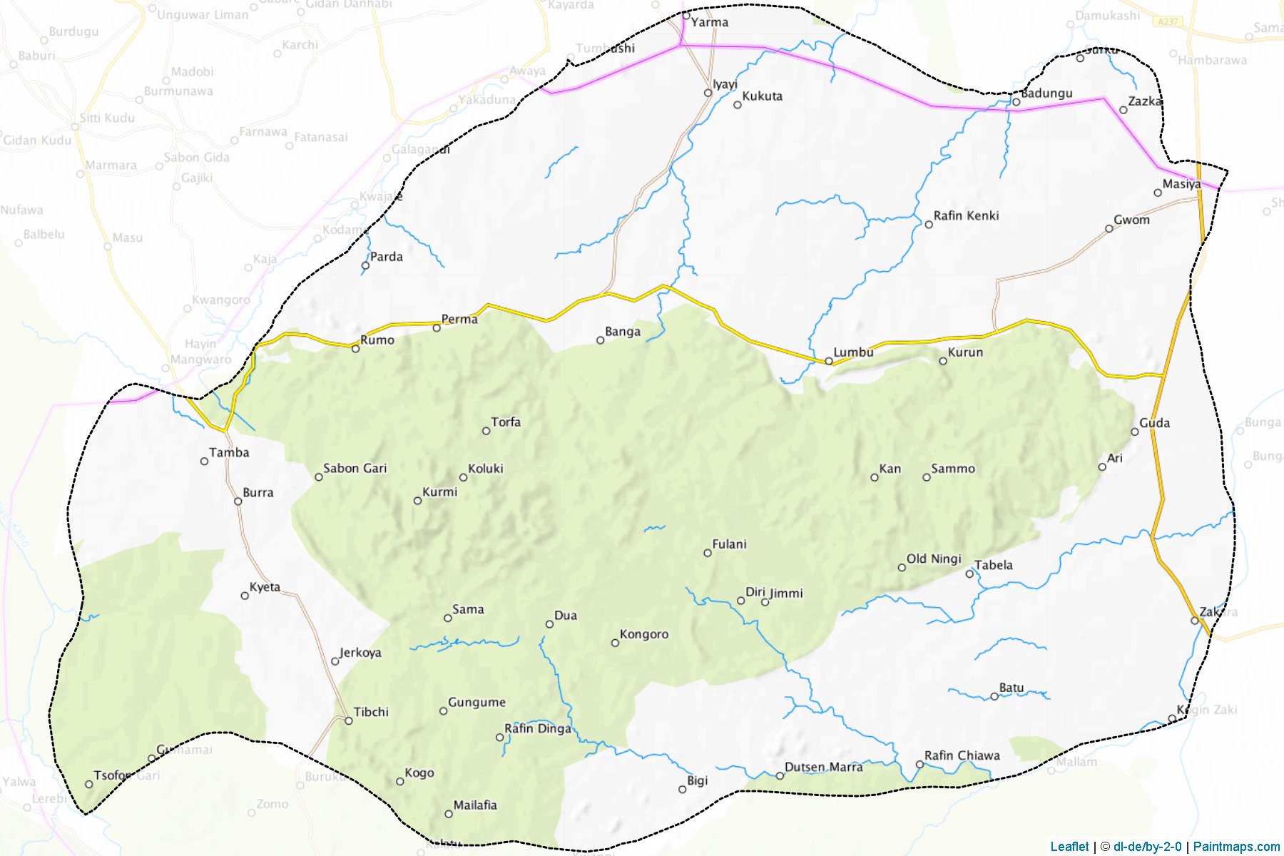 Ningi (Bauchi) Map Cropping Samples-1