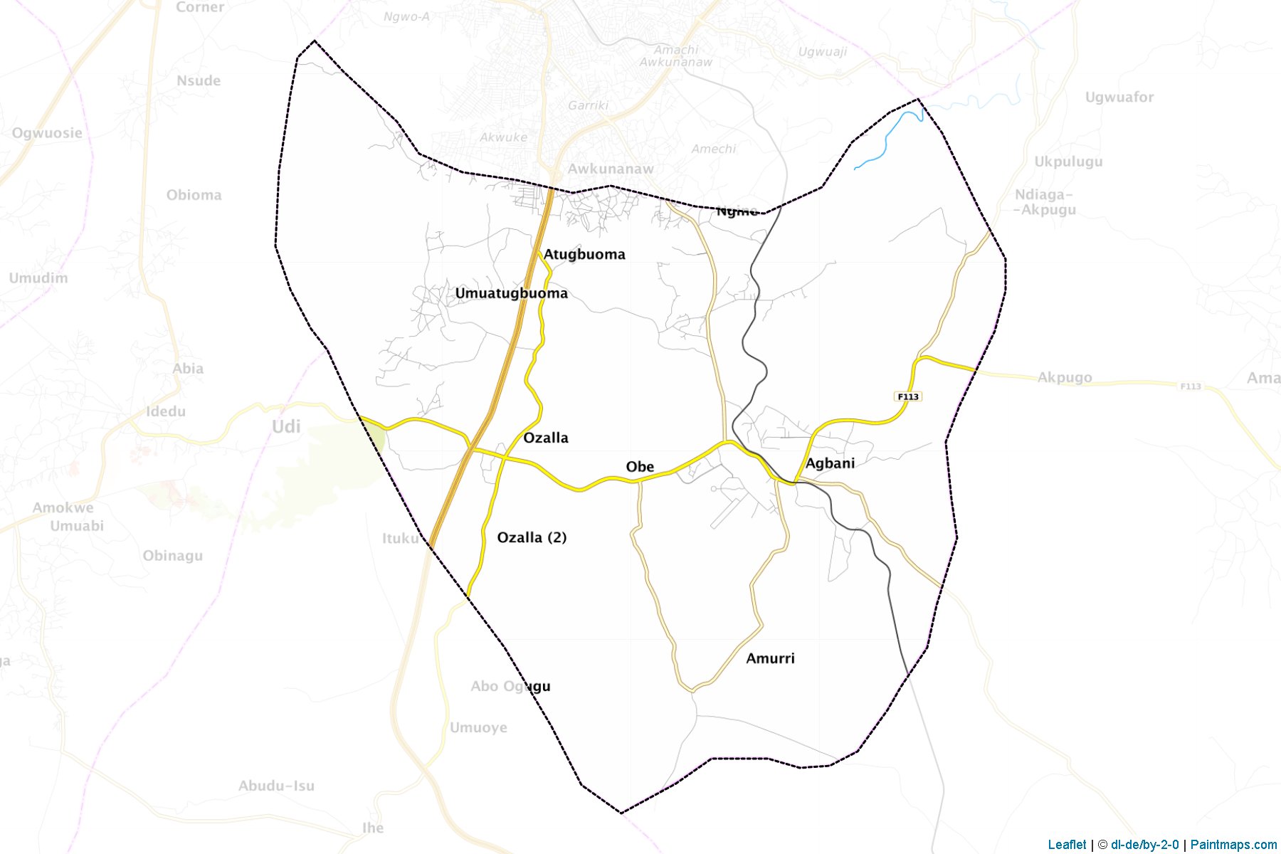 Nkanu West (Enugu) Map Cropping Samples-1