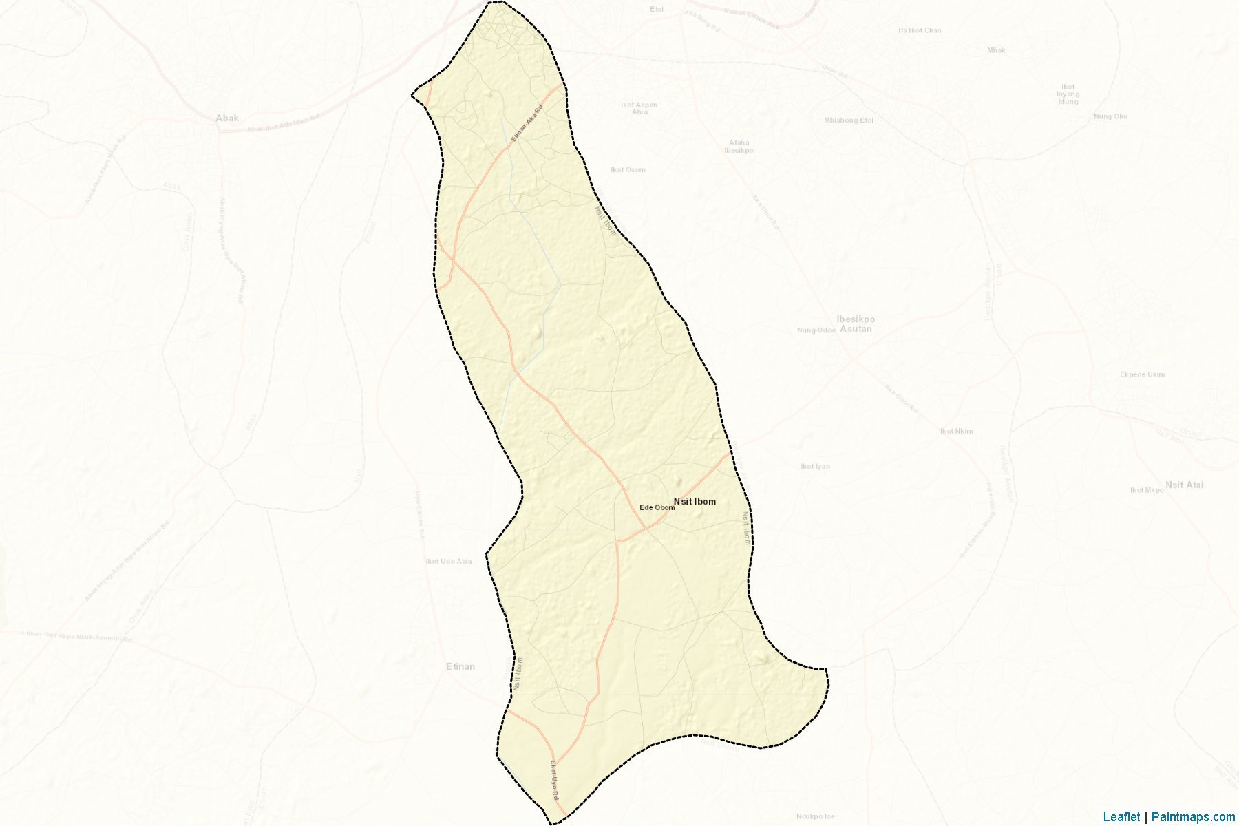 Nsit Ibom (Akwa Ibom) Map Cropping Samples-2