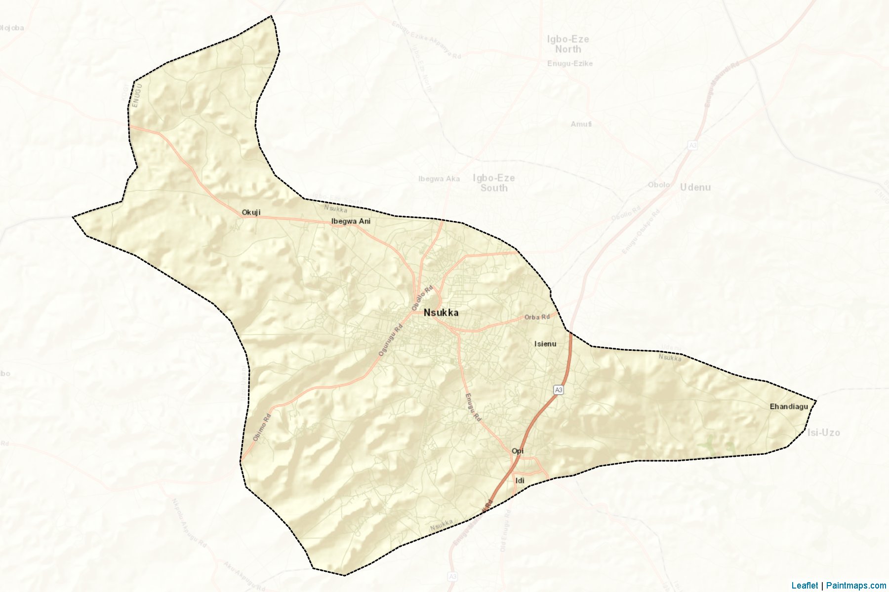 Nsukka (Enugu) Map Cropping Samples-2