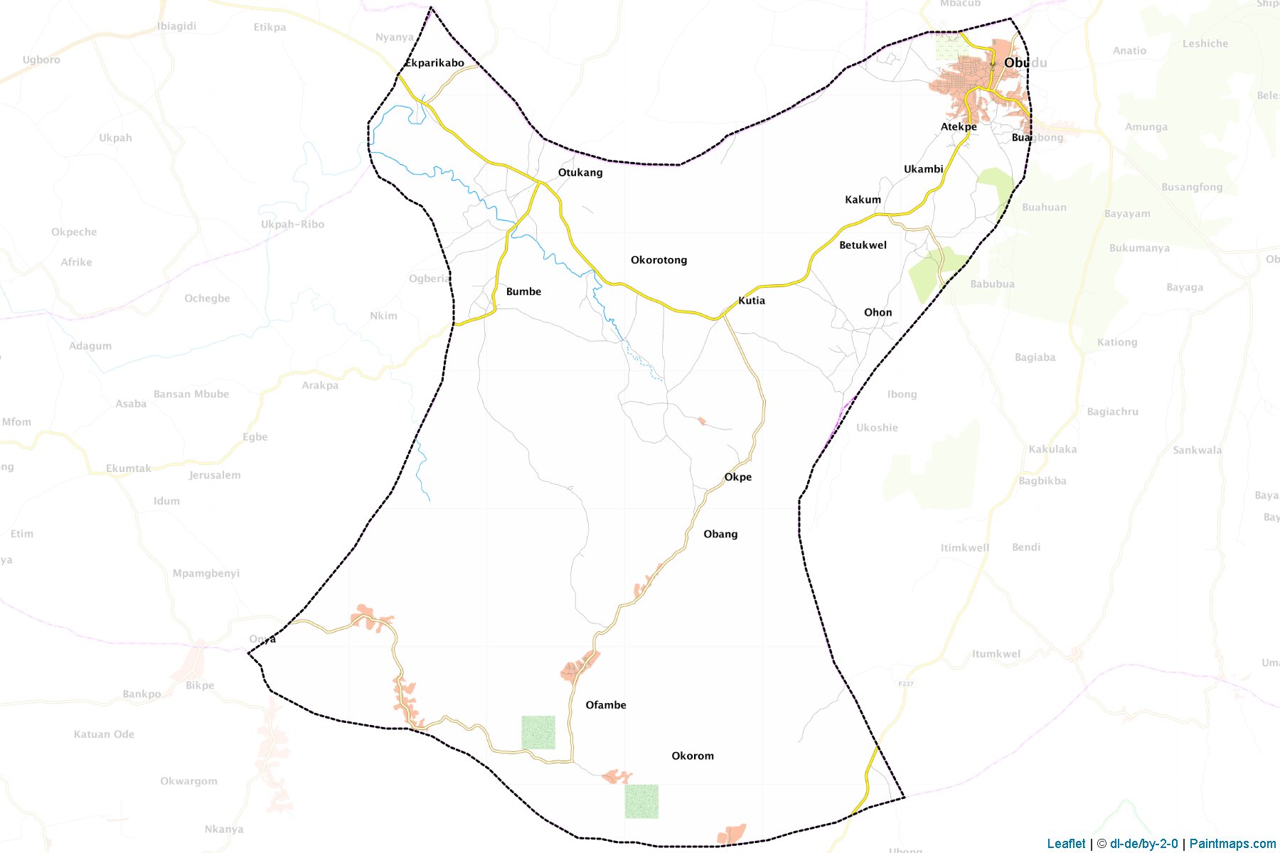 Obudu (Cross River) Map Cropping Samples-1