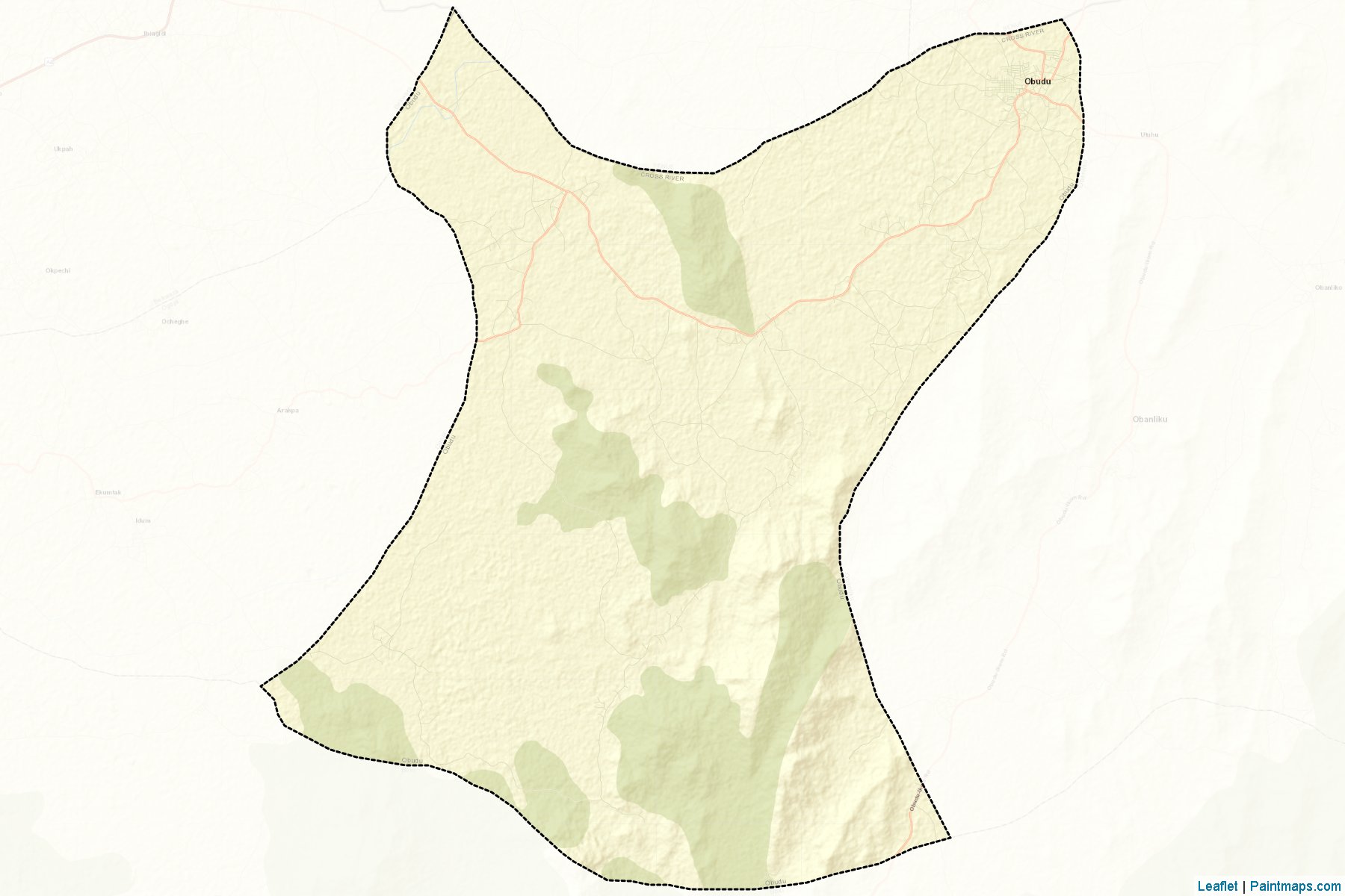 Obudu (Cross River) Map Cropping Samples-2