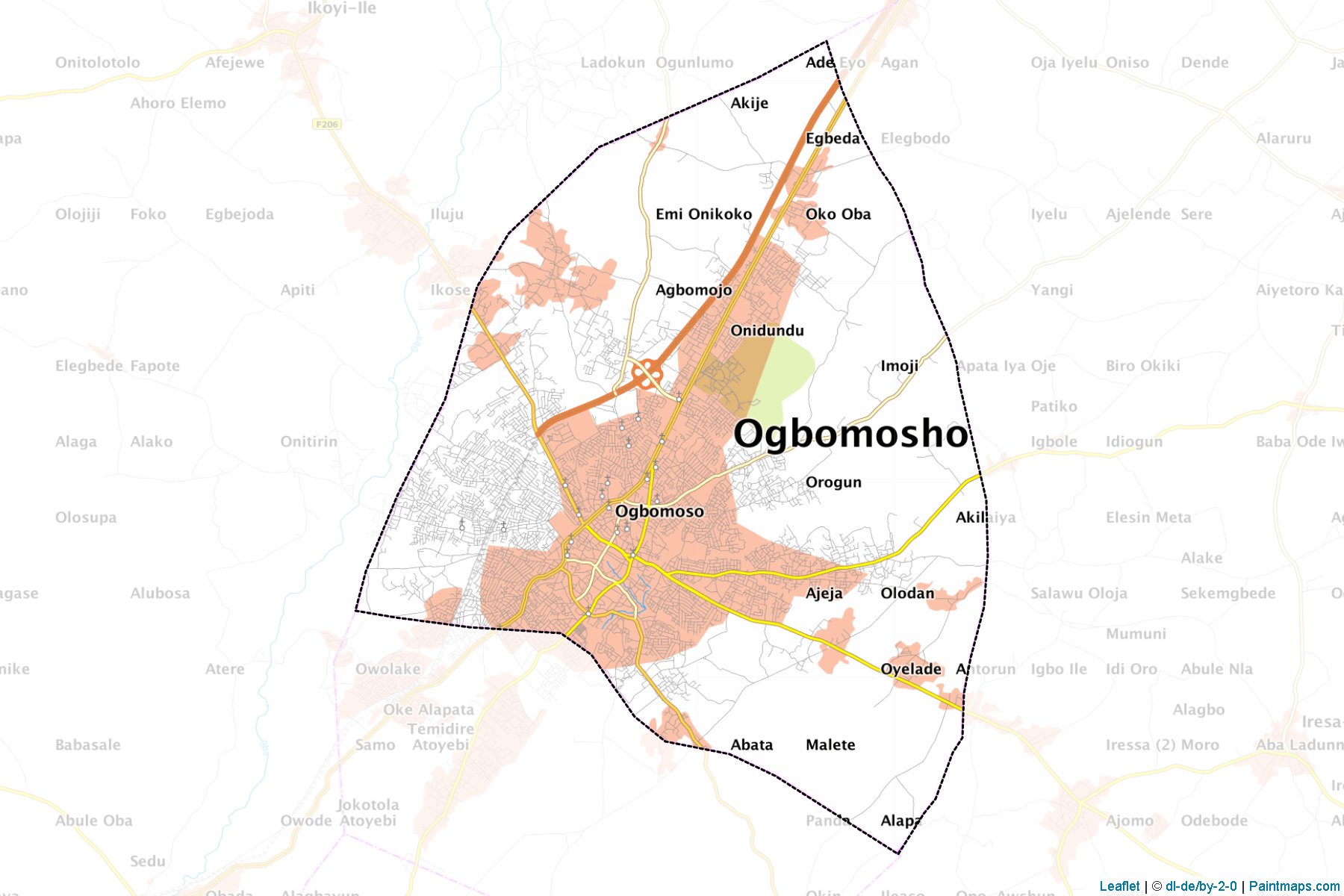 Ogbomosho North (Oyo) Map Cropping Samples-1